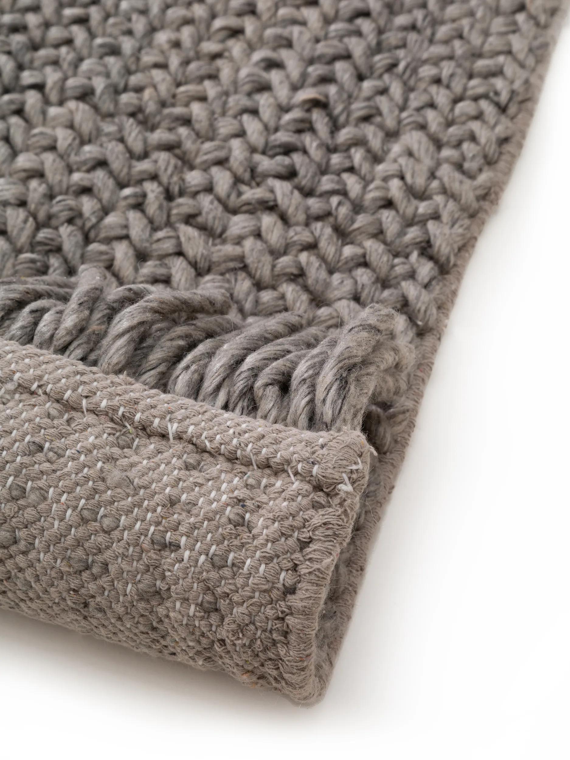 Wool Rug Velma Grey