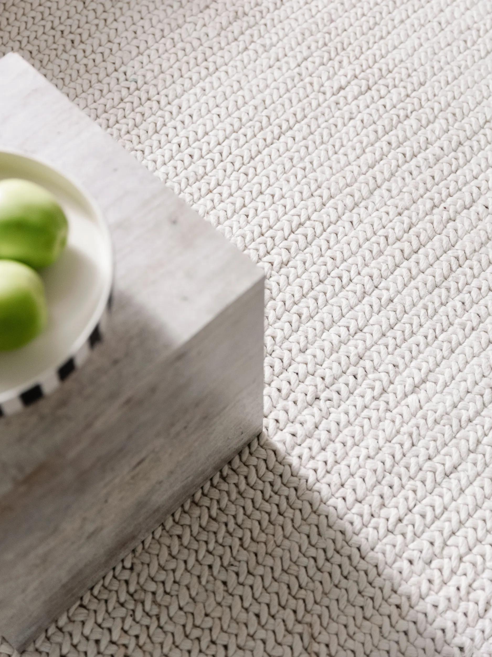 Wollteppich Velma Elfenbein