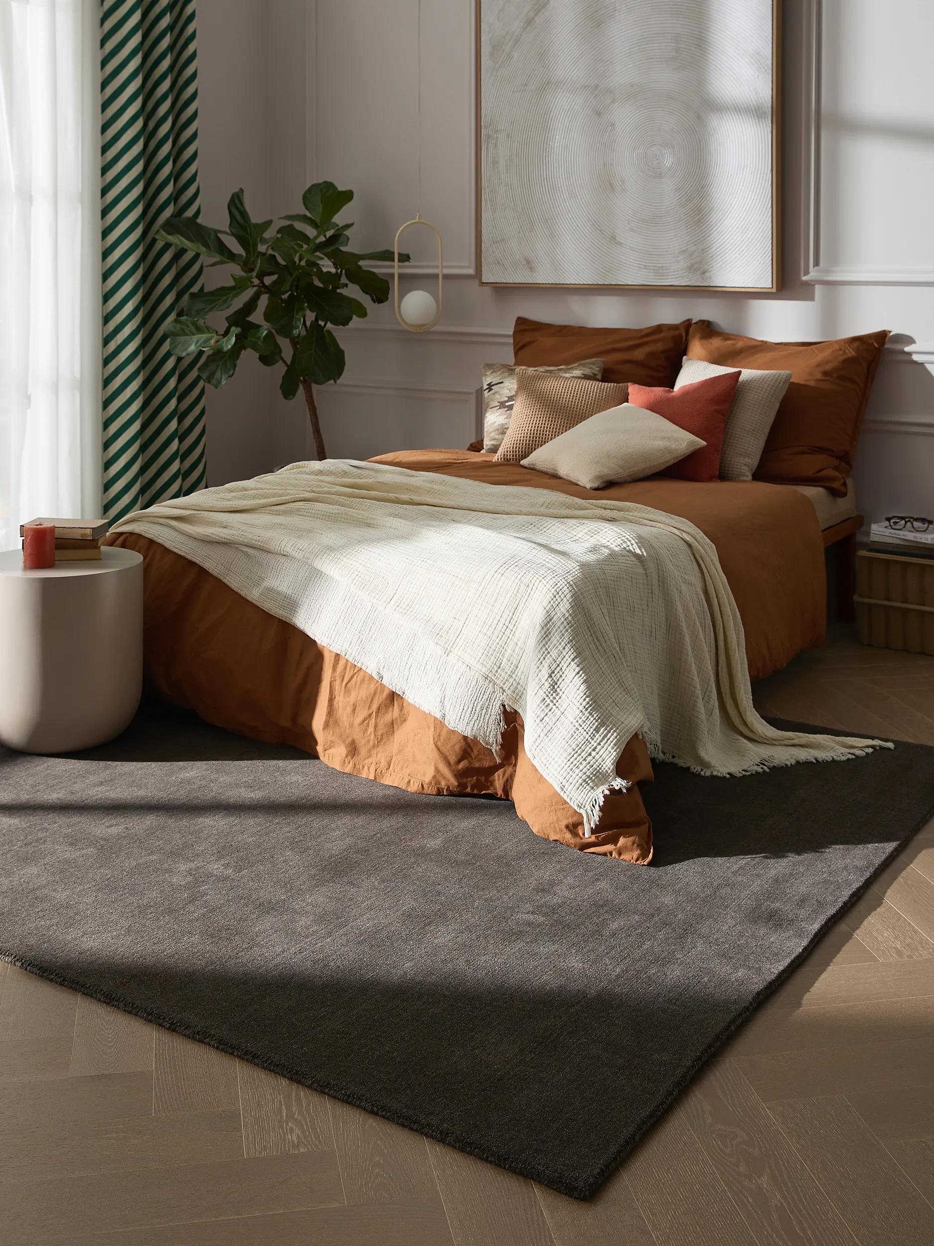 Wool Rug Vera Brown/Grey