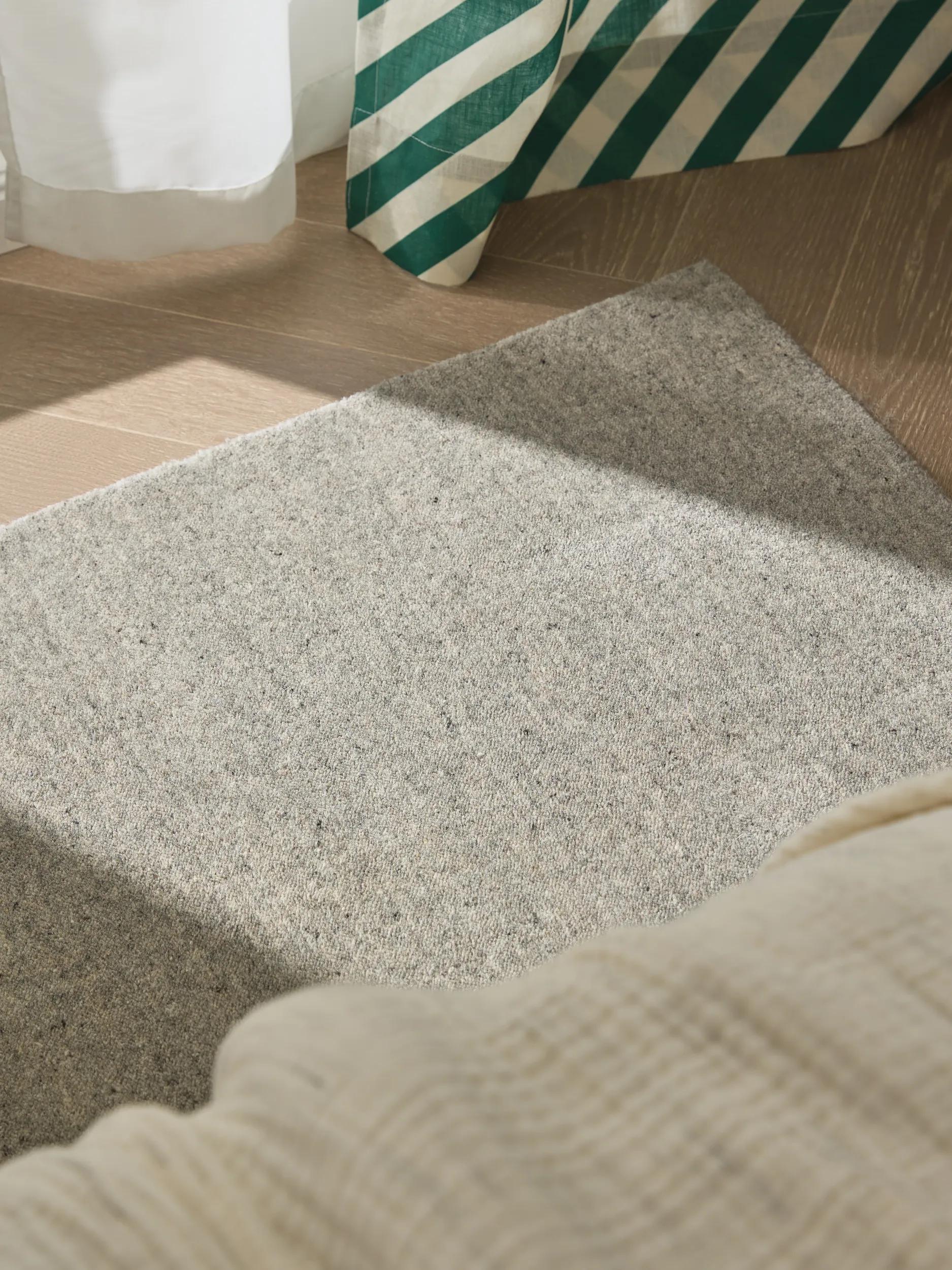 Wool Rug Vera Light Grey