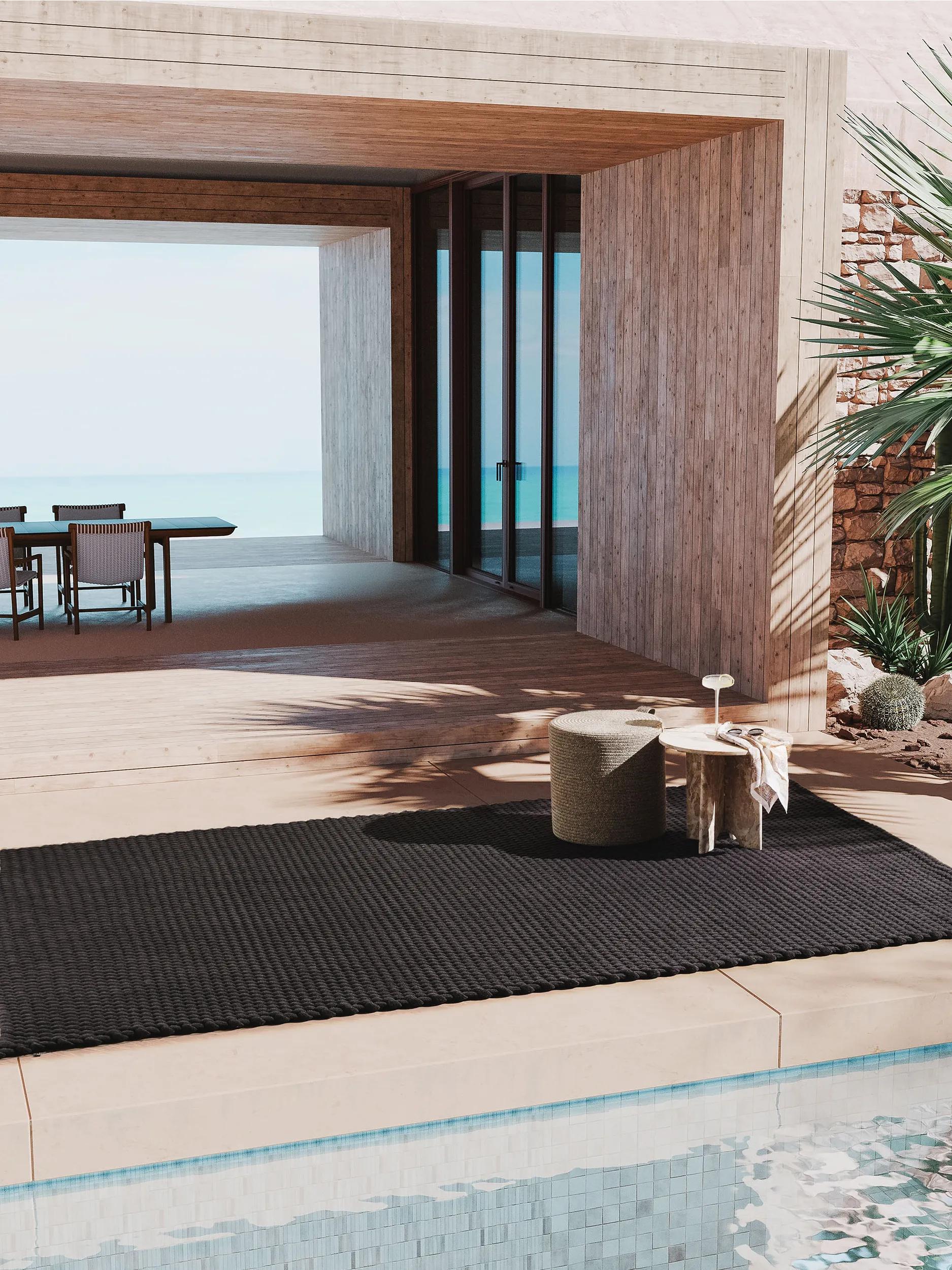 In- & Outdoor Rug Vita Black