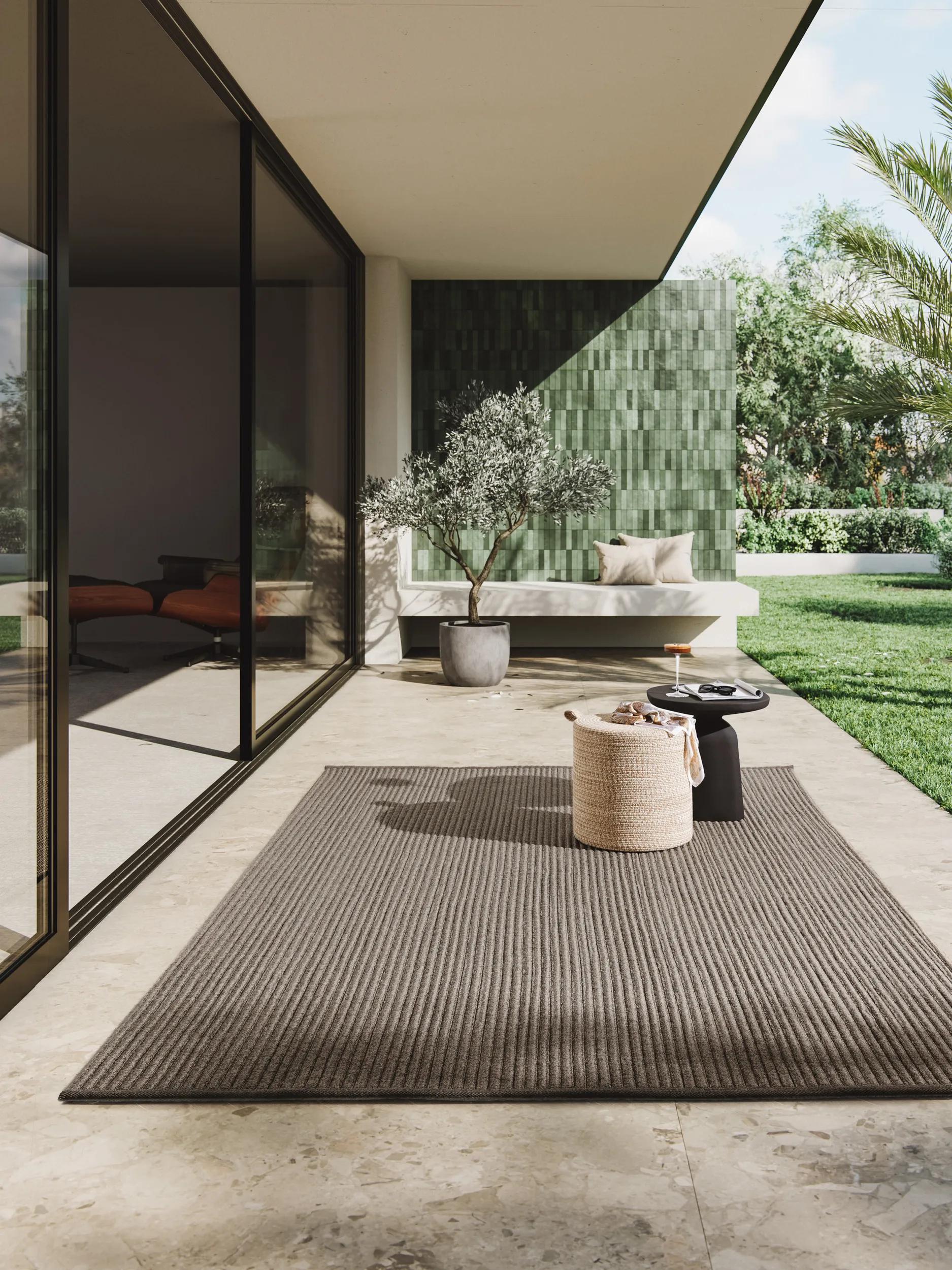 In- & Outdoor Rug Vivana Grey/Taupe