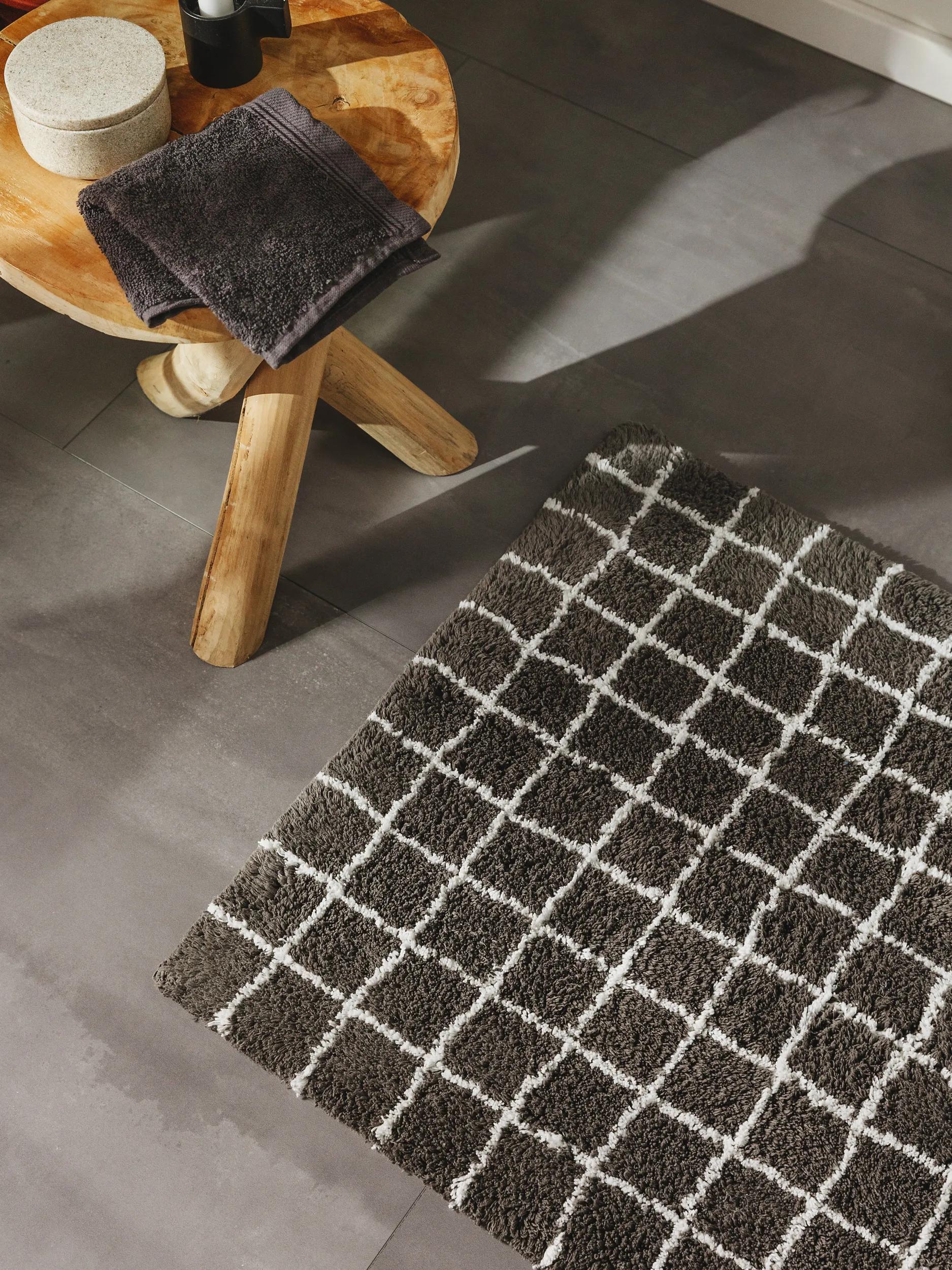 Bath Rug Wavu Grey