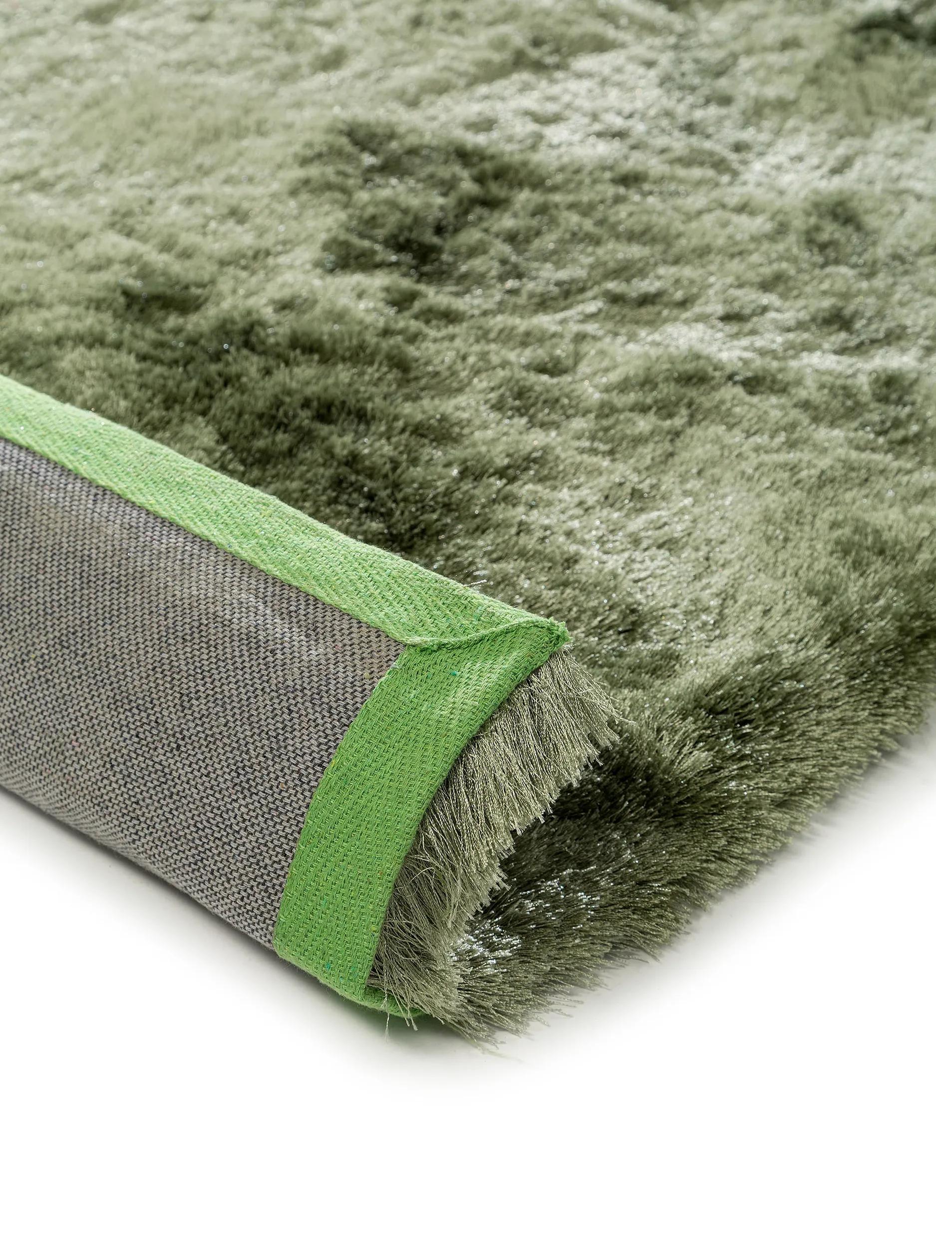Shaggy rug Whisper Green