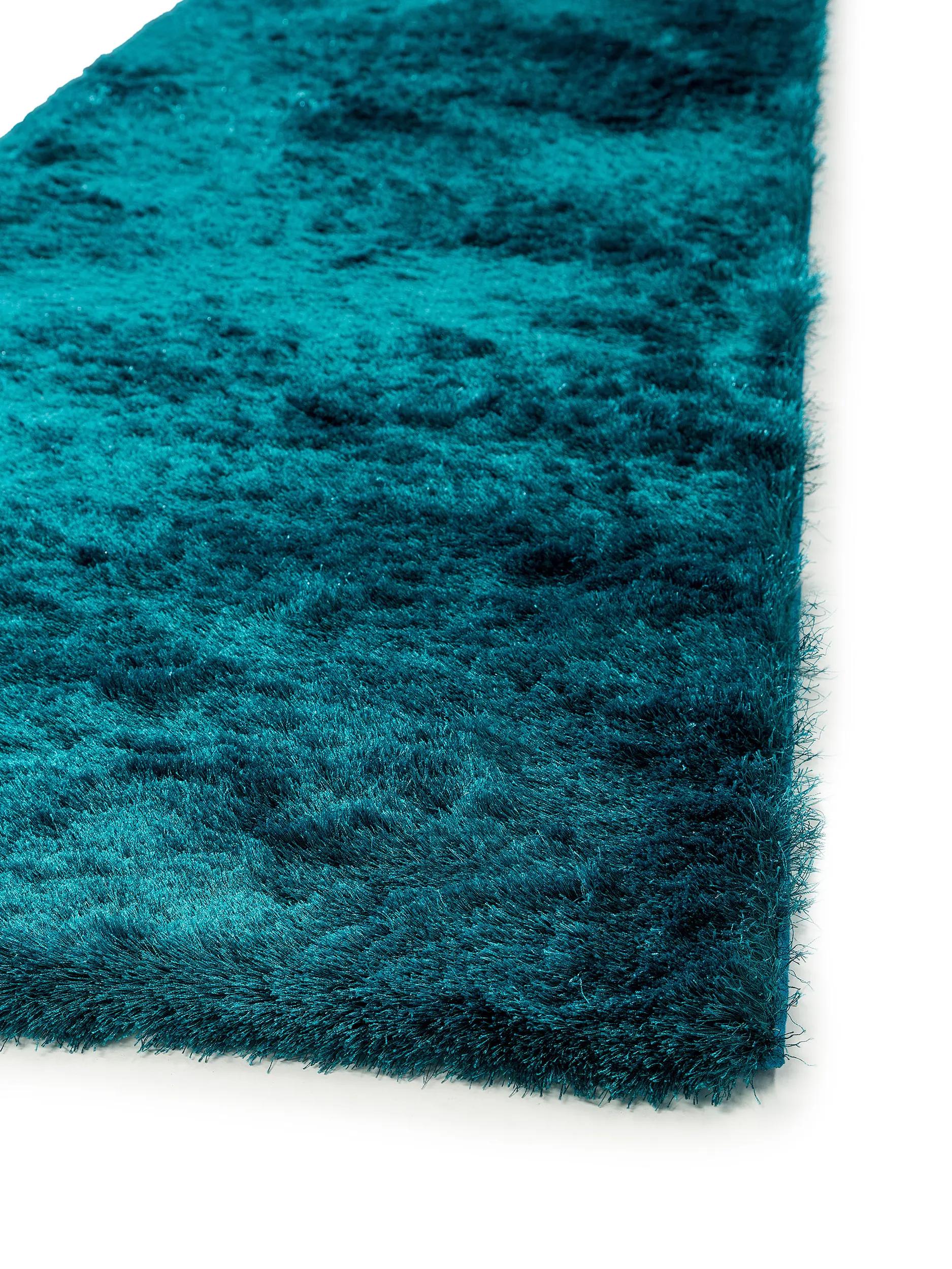 Shaggy rug Whisper Turquoise