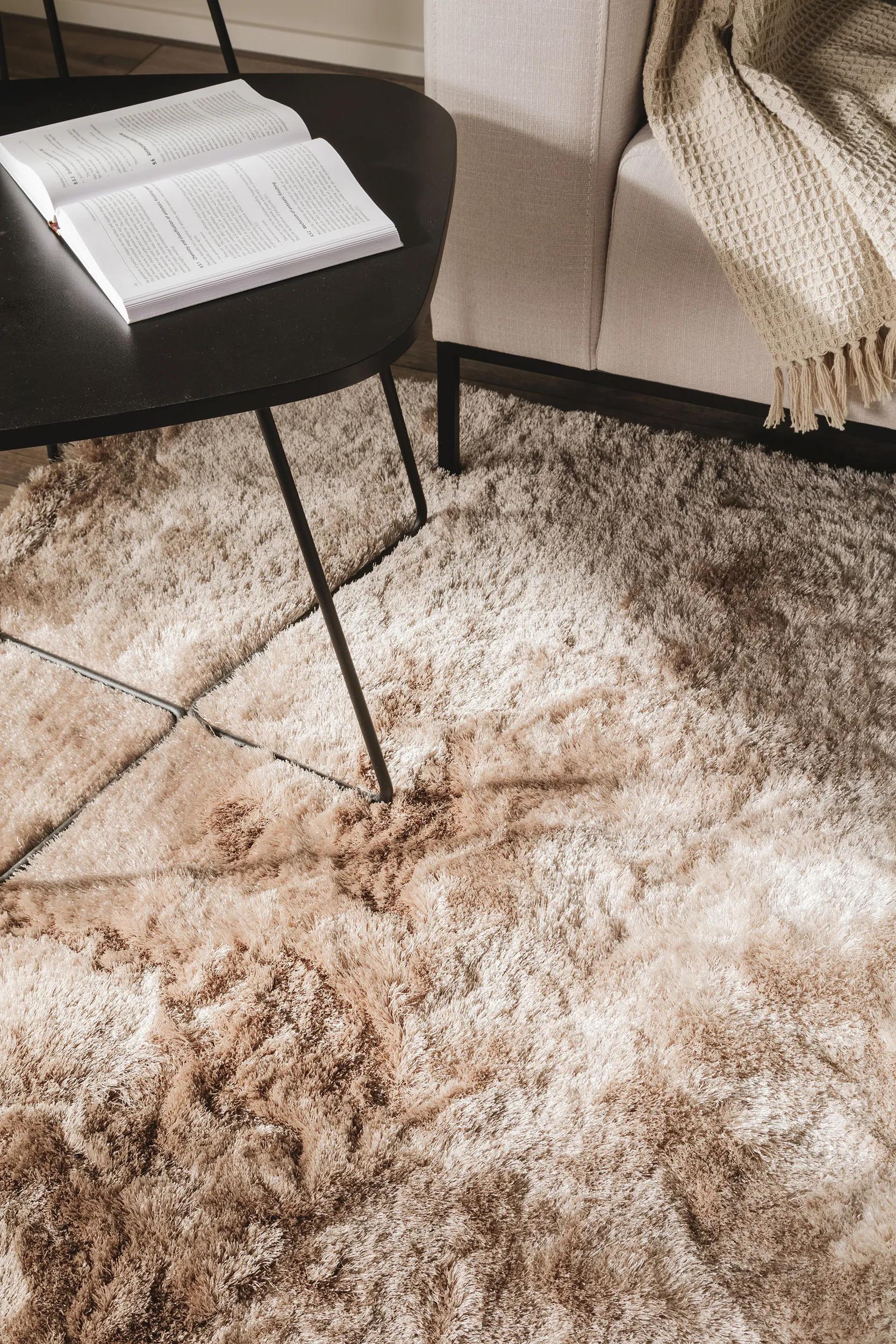 Shaggy rug Whisper Beige/Light Brown