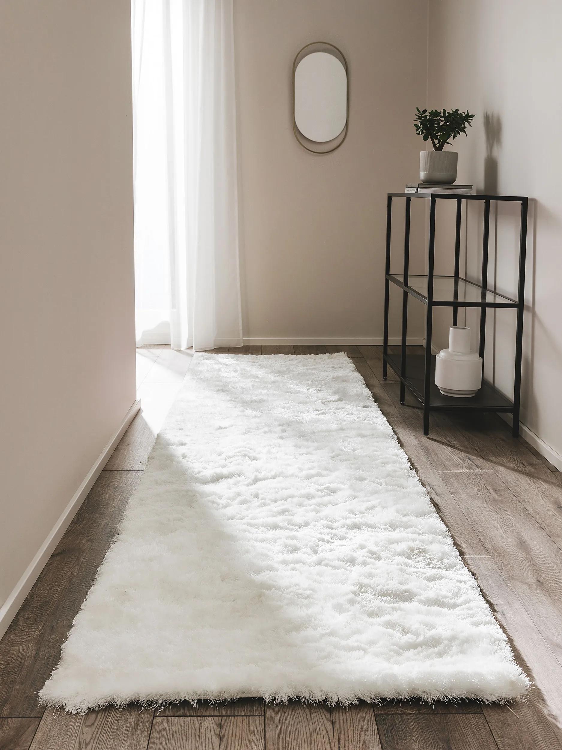 Shaggy rug Whisper White