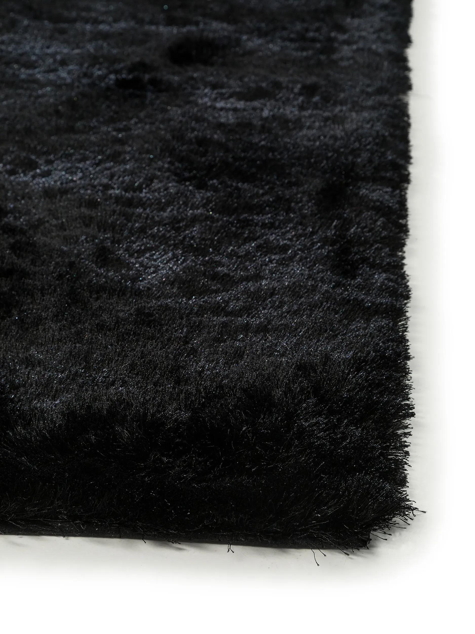 Shaggy rug Whisper Black