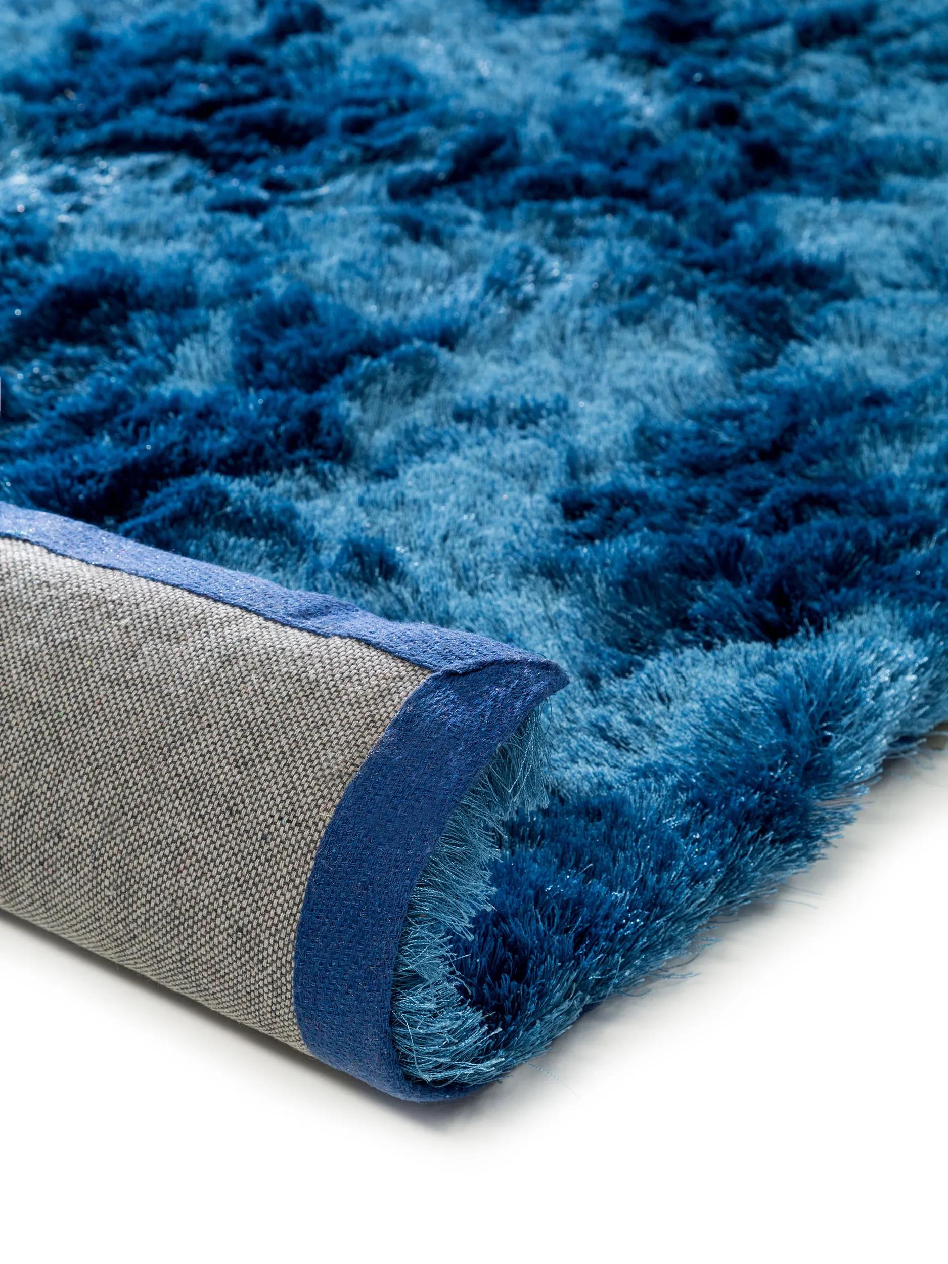 Shaggy rug Whisper Blue