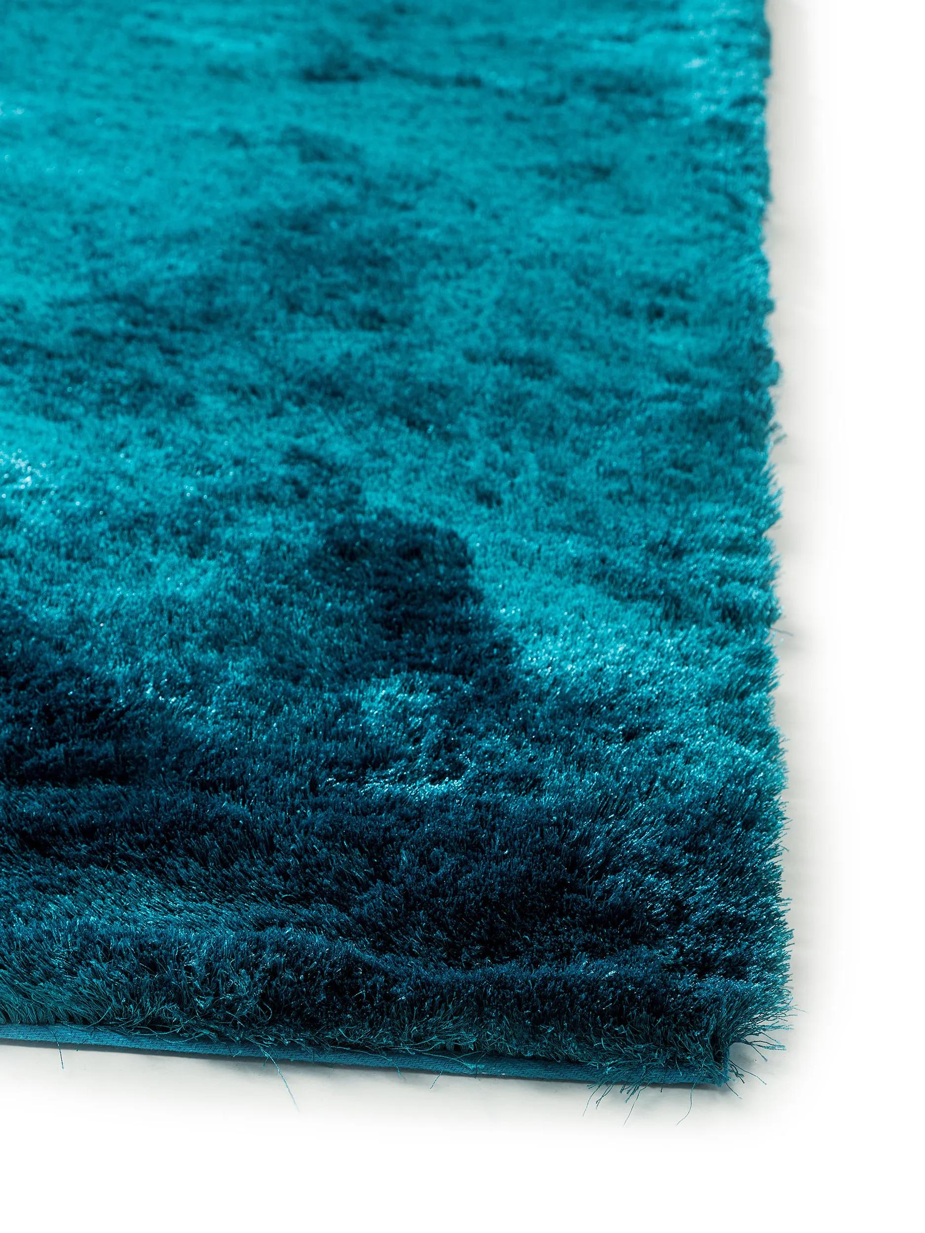 Shaggy rug Whisper Turquoise