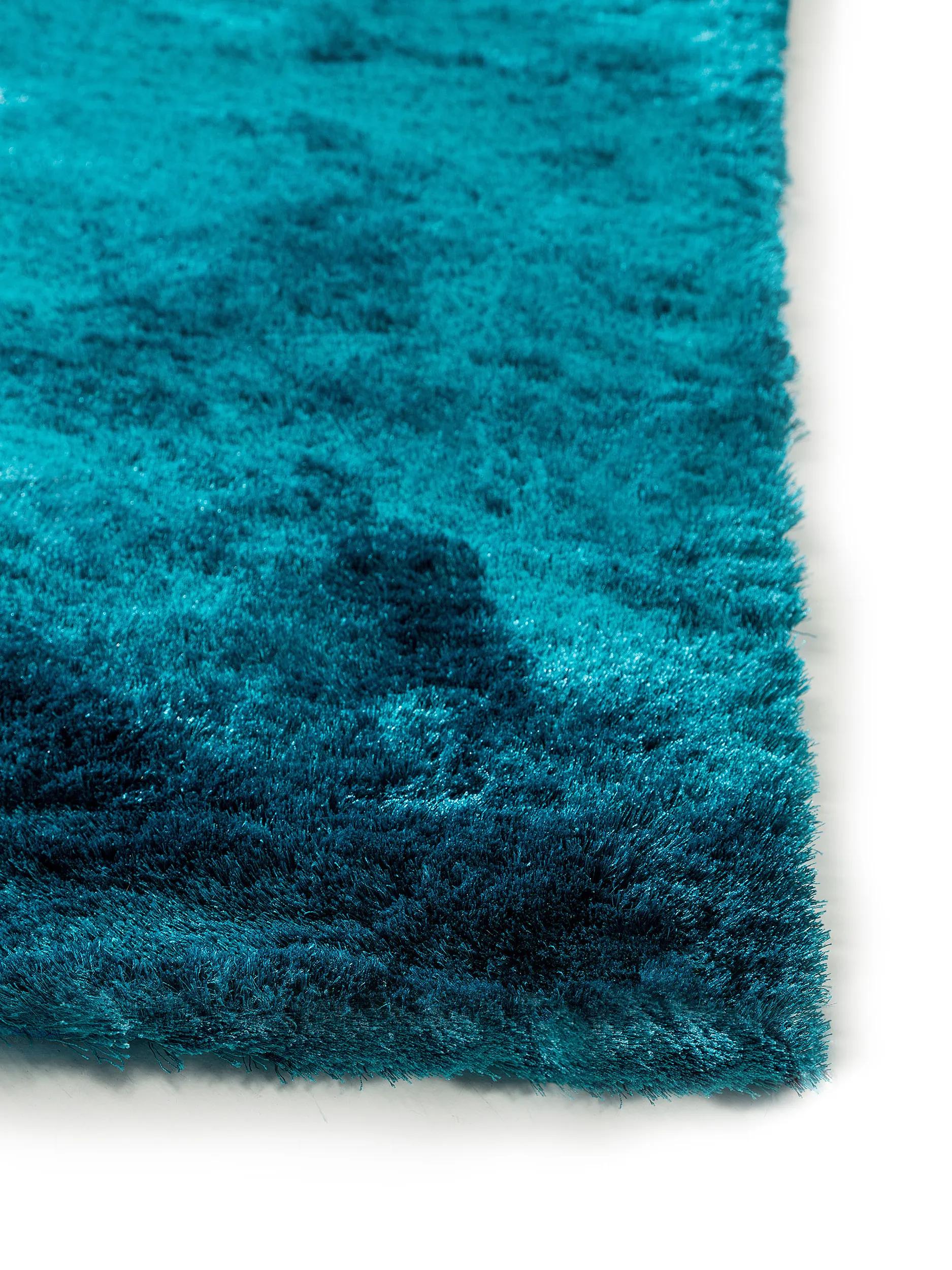 Shaggy rug Whisper Turquoise