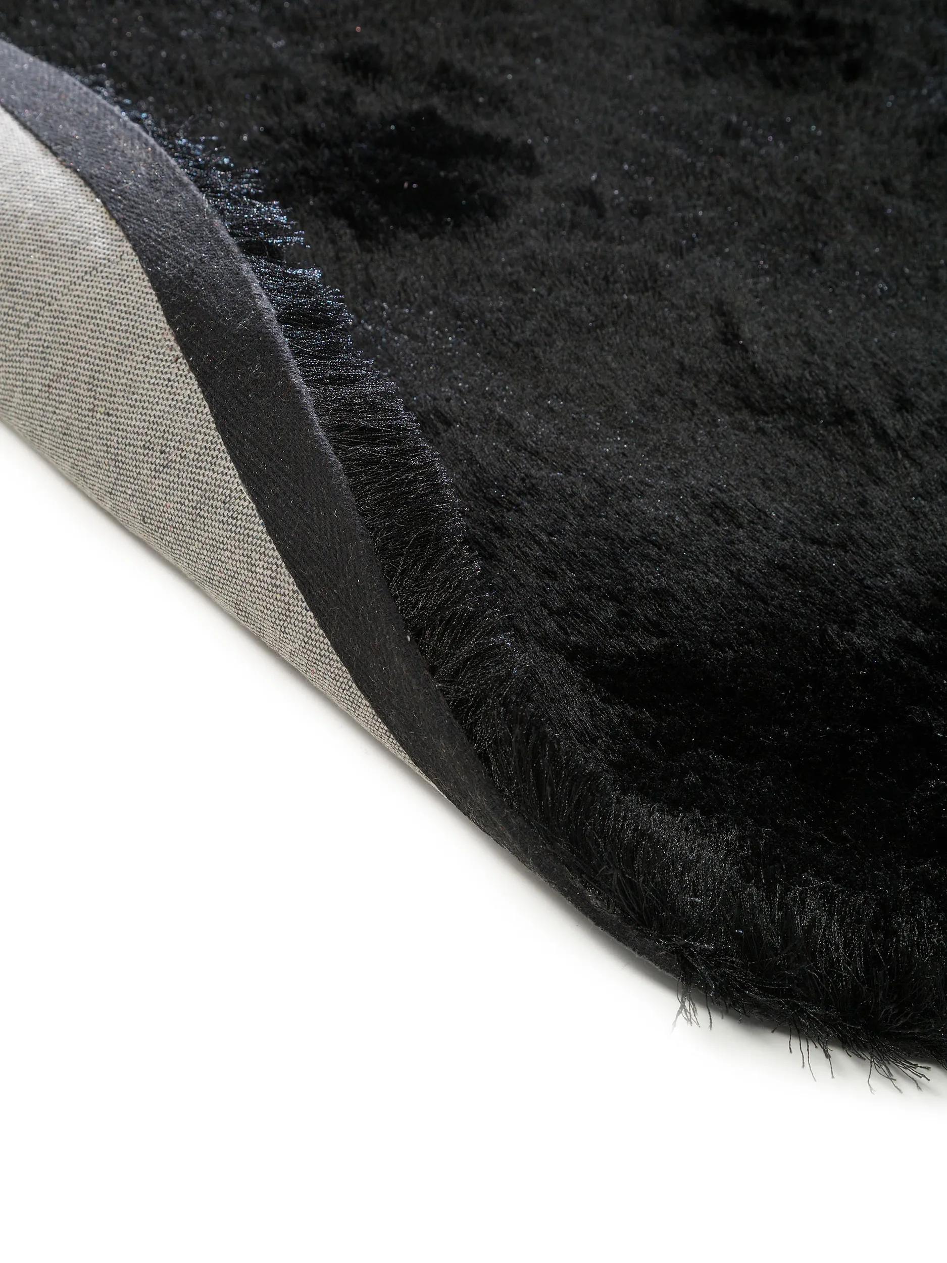 Shaggy rug Whisper Black