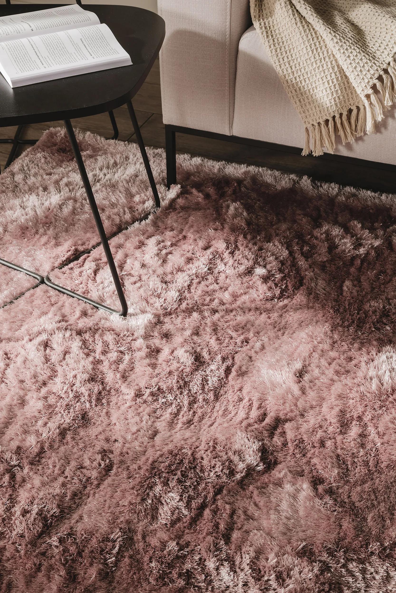 Shaggy rug Whisper Rose