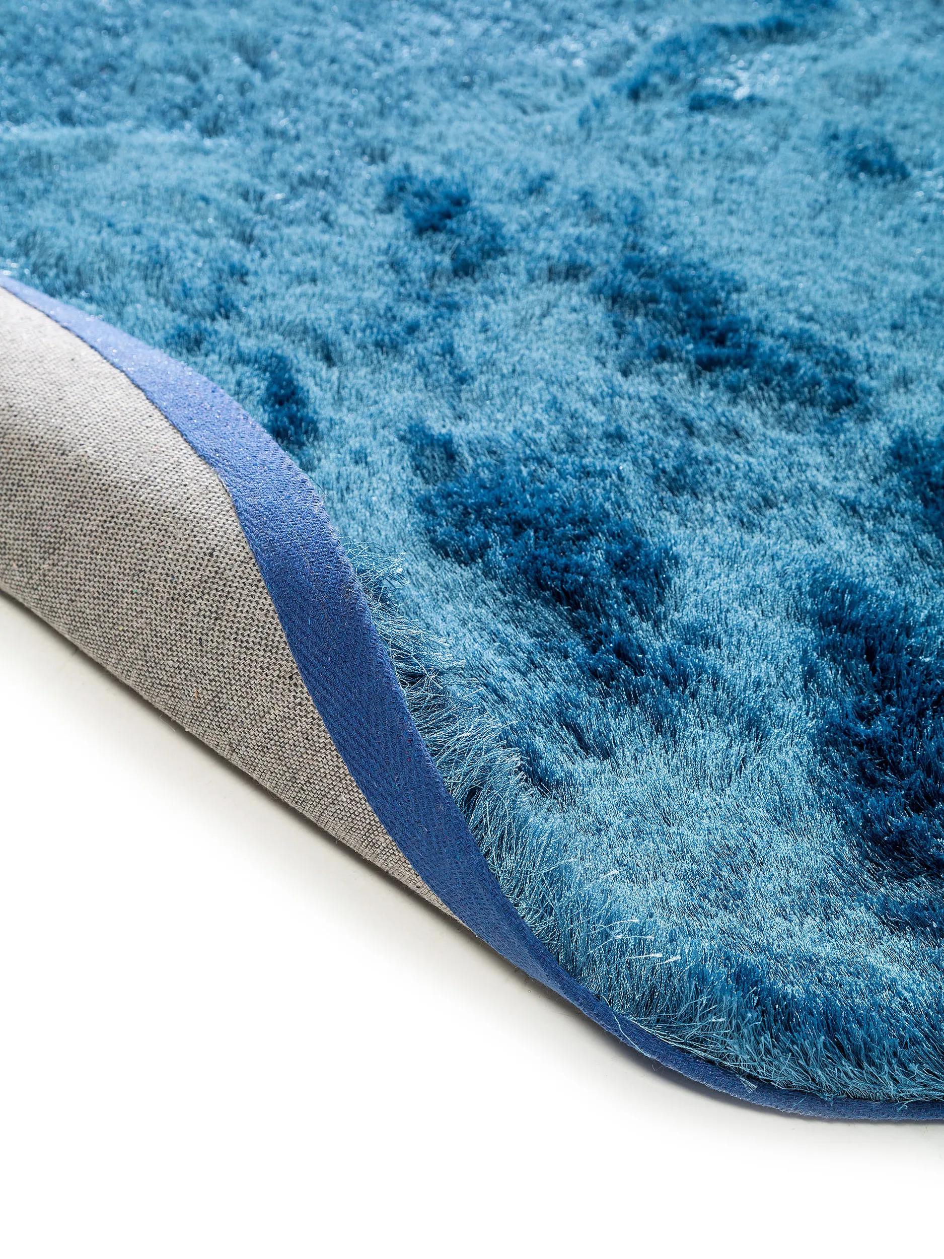 Shaggy rug Whisper Blue