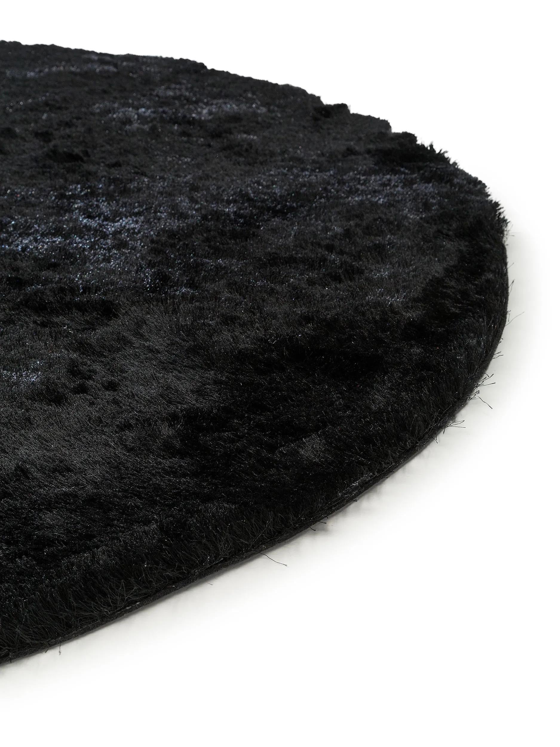 Shaggy rug Whisper Black