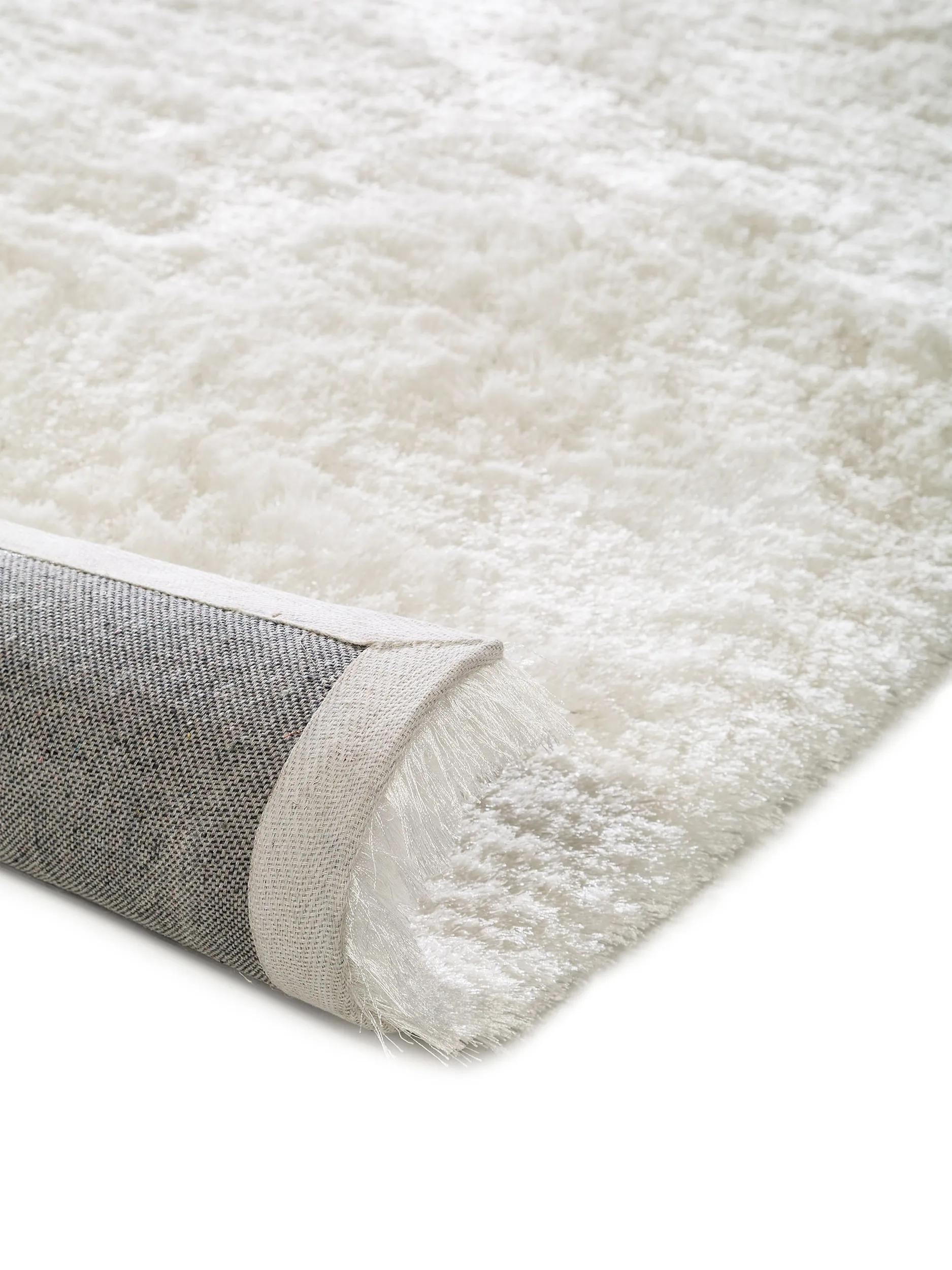 Shaggy rug Whisper White