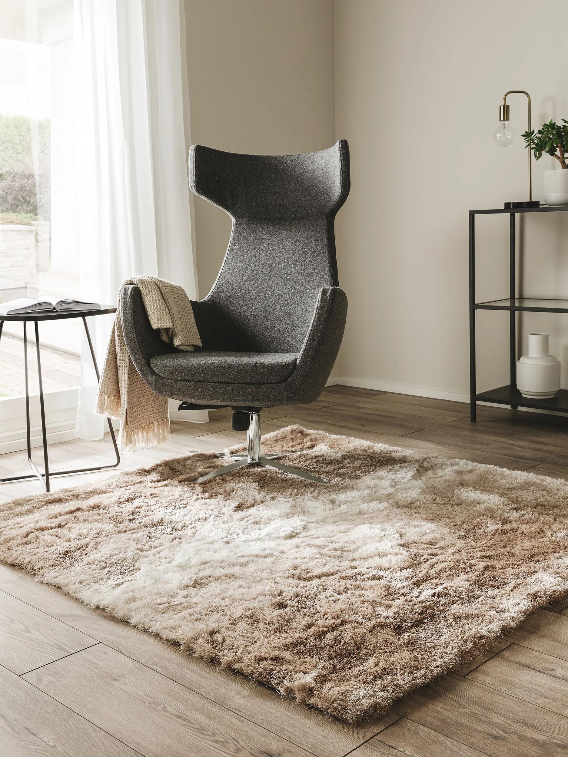 Shaggy Rug Whisper Beige/Light Brown
