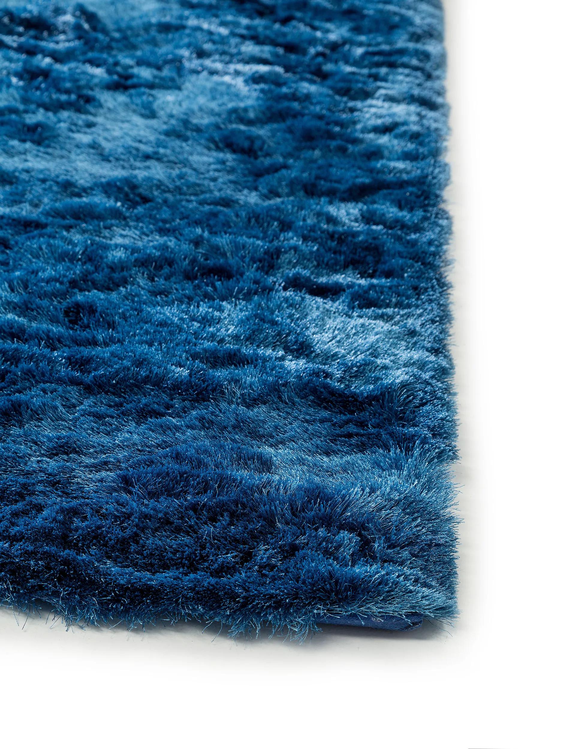 Shaggy rug Whisper Blue