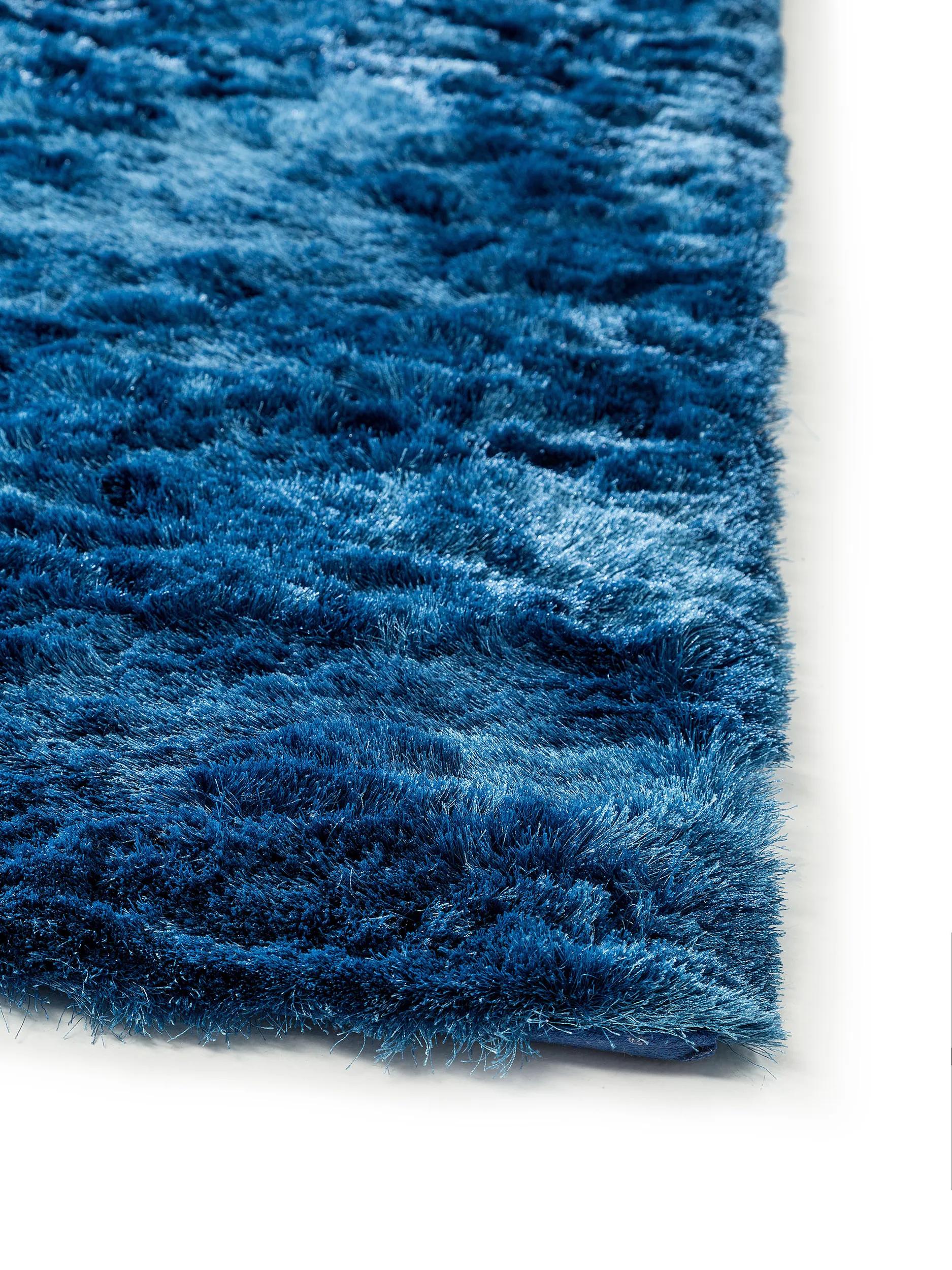Shaggy rug Whisper Blue