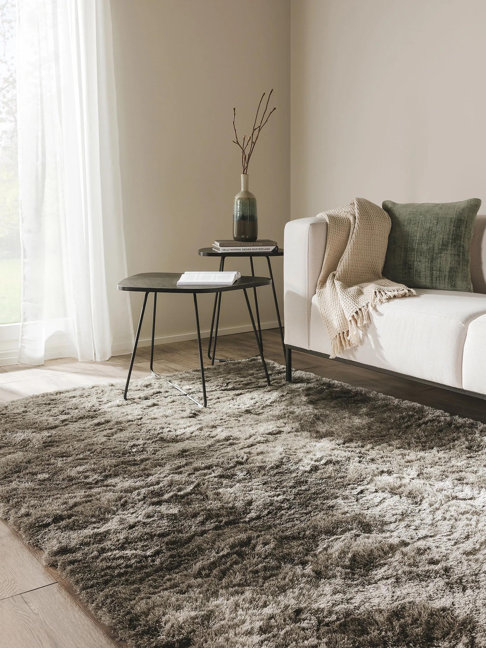 Shaggy rug Whisper Grey