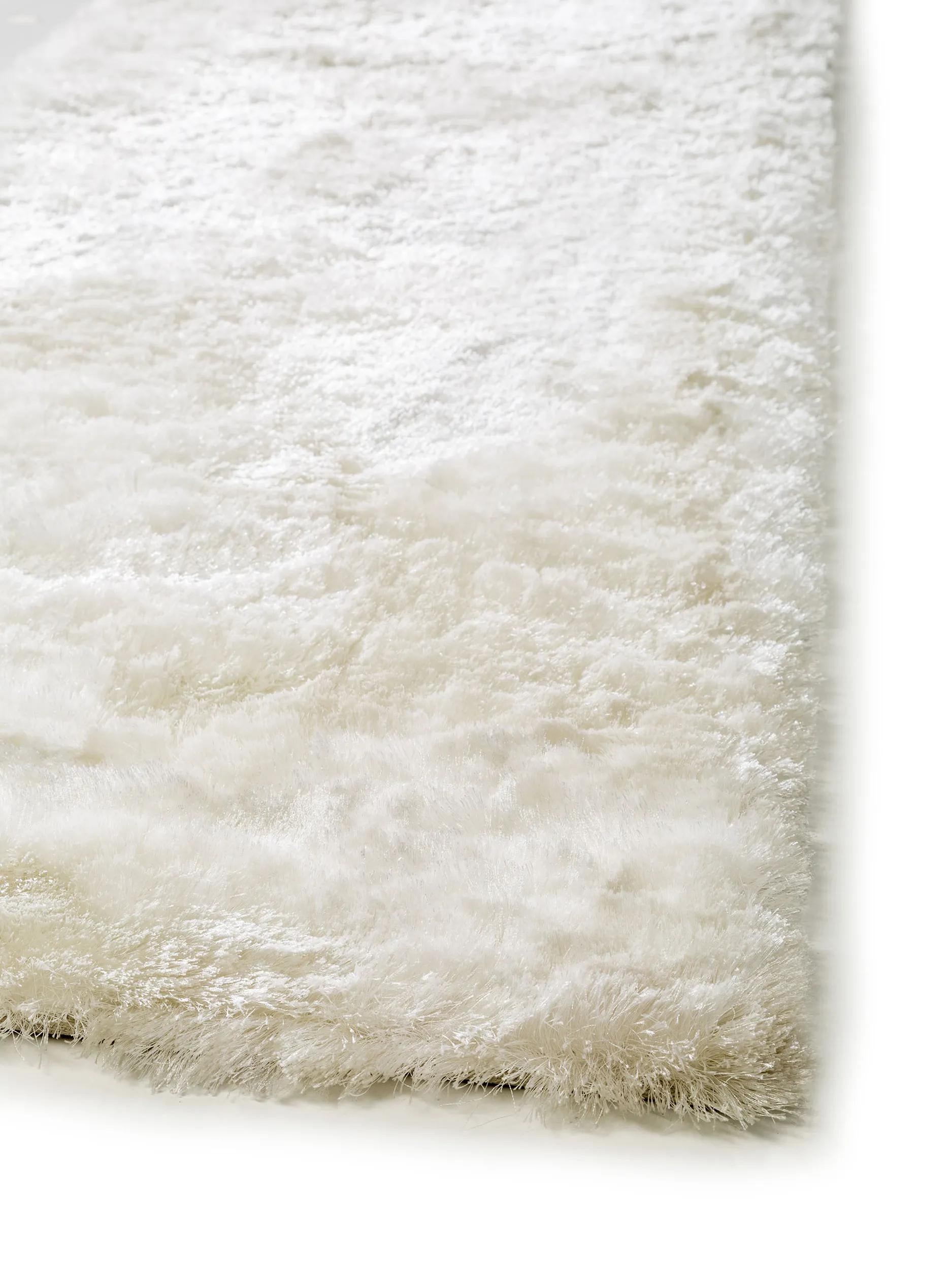 Shaggy rug Whisper White