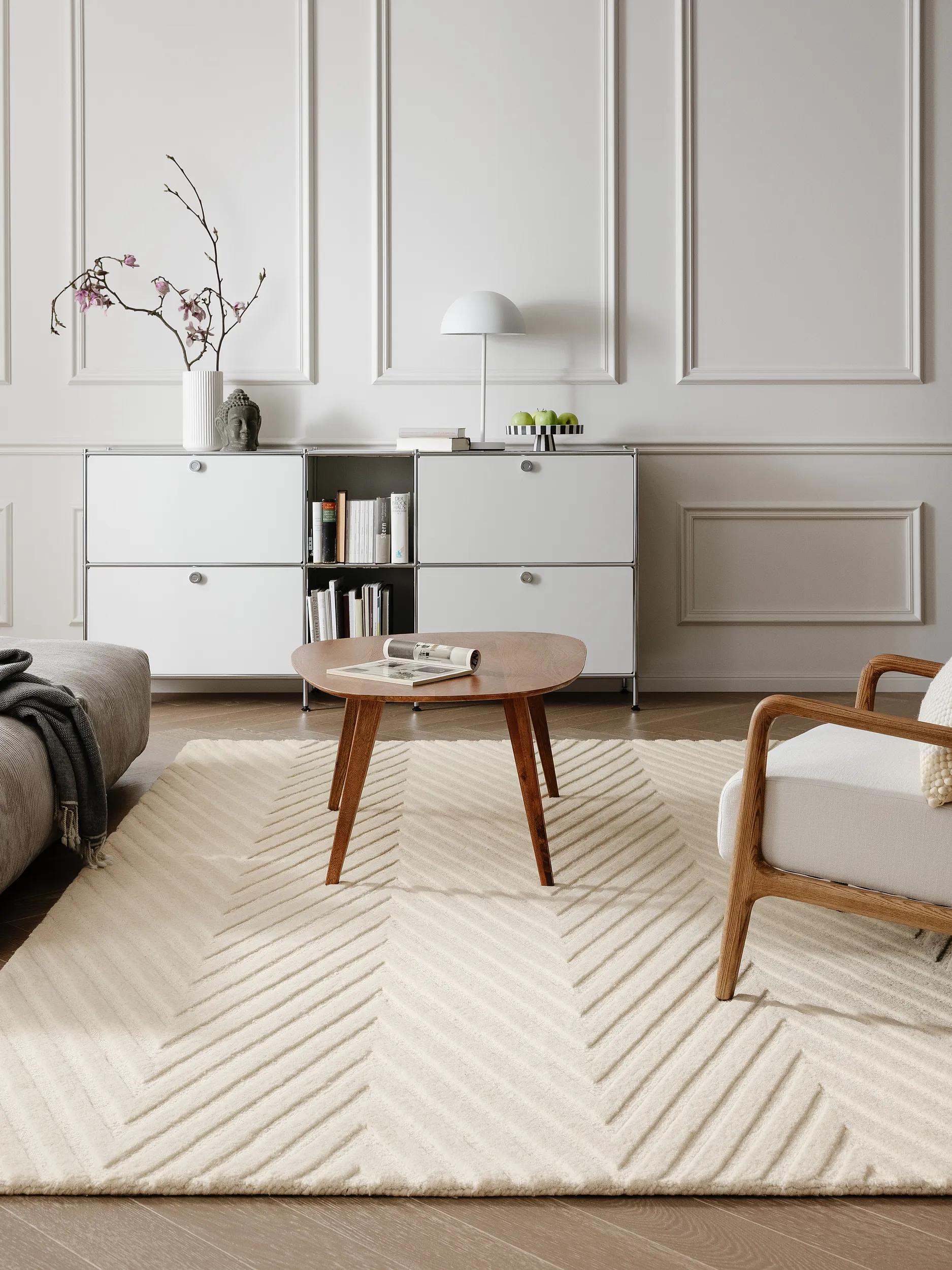 Wool Rug Yanis Ivory