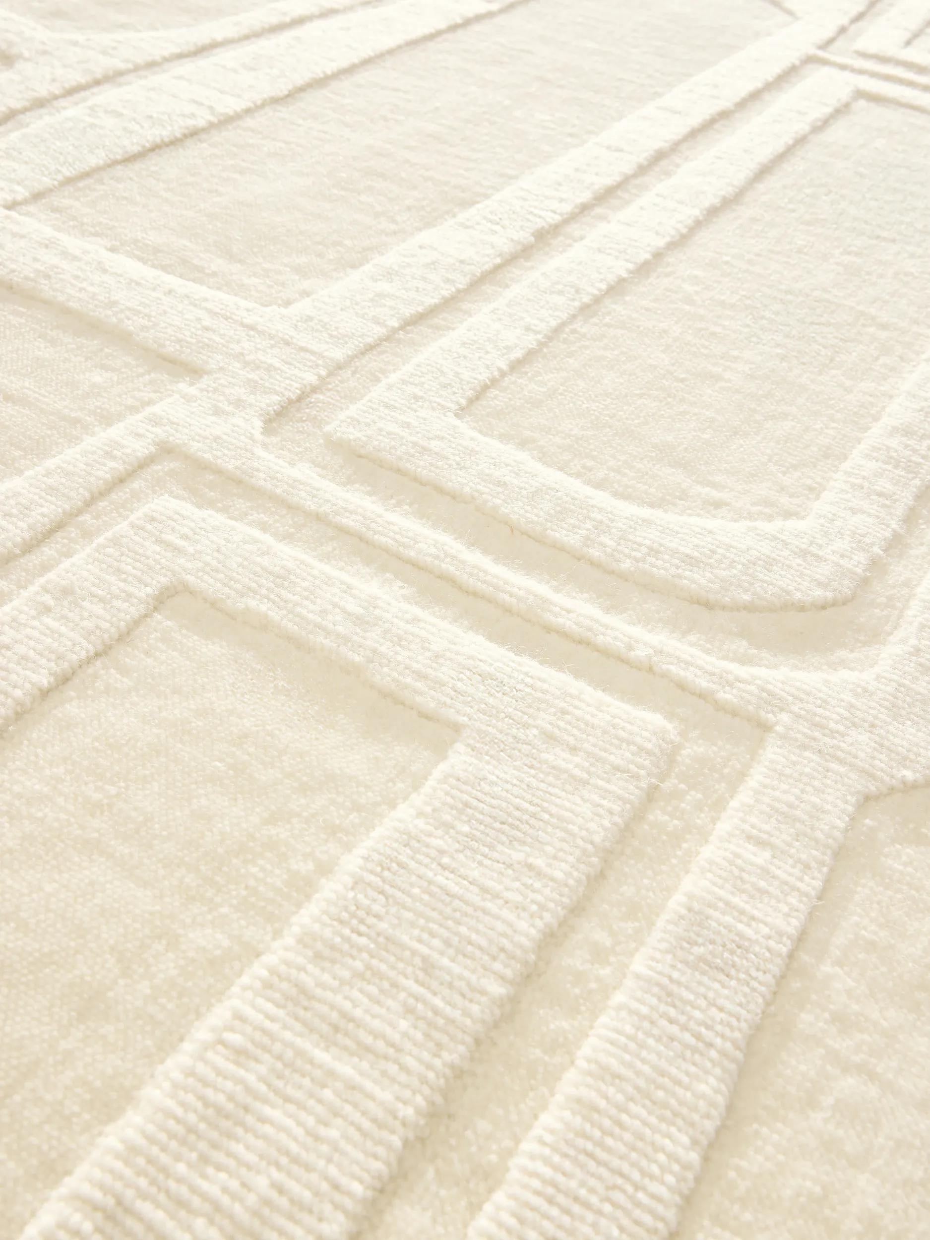 Wool Rug Zino Cream
