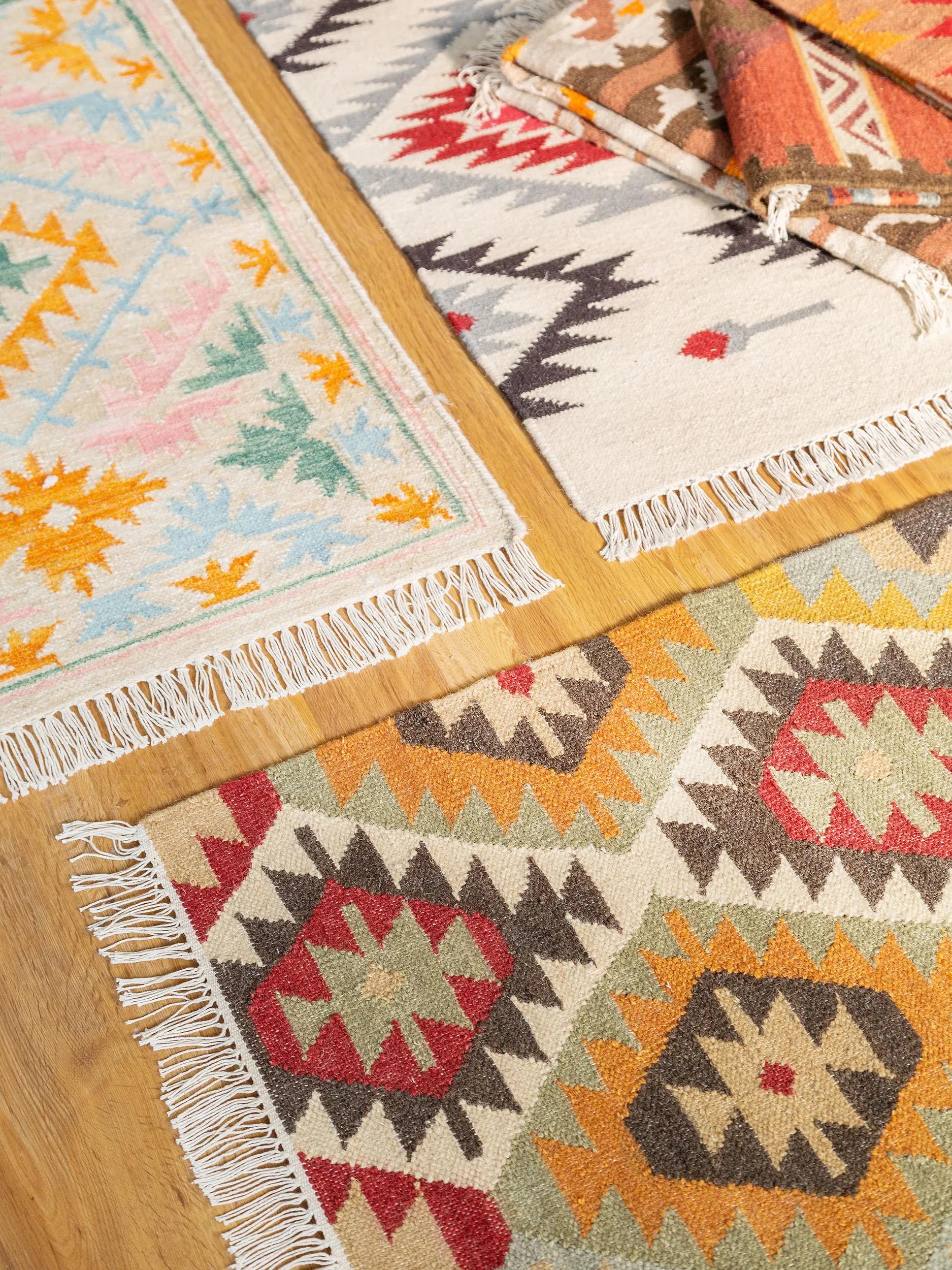 Hand Woven Kilim Zohra Multicolour/Beige