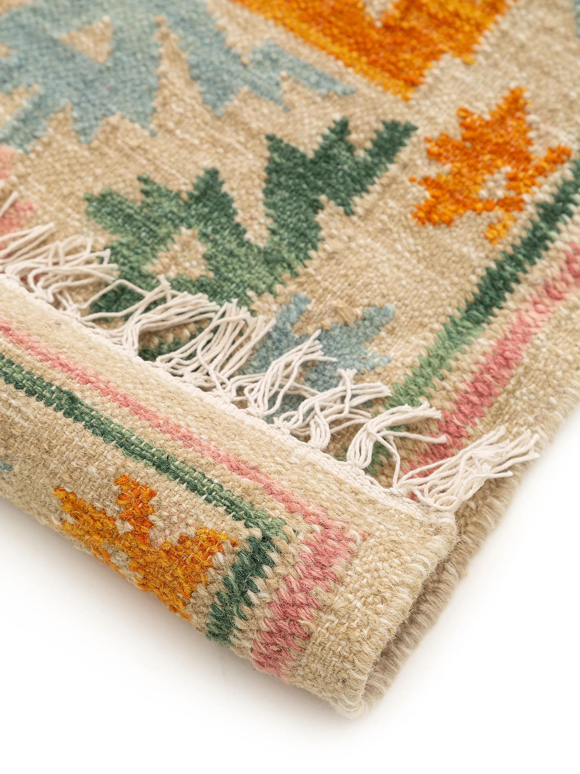 Hand Woven Kilim Zohra Multicolour/Beige