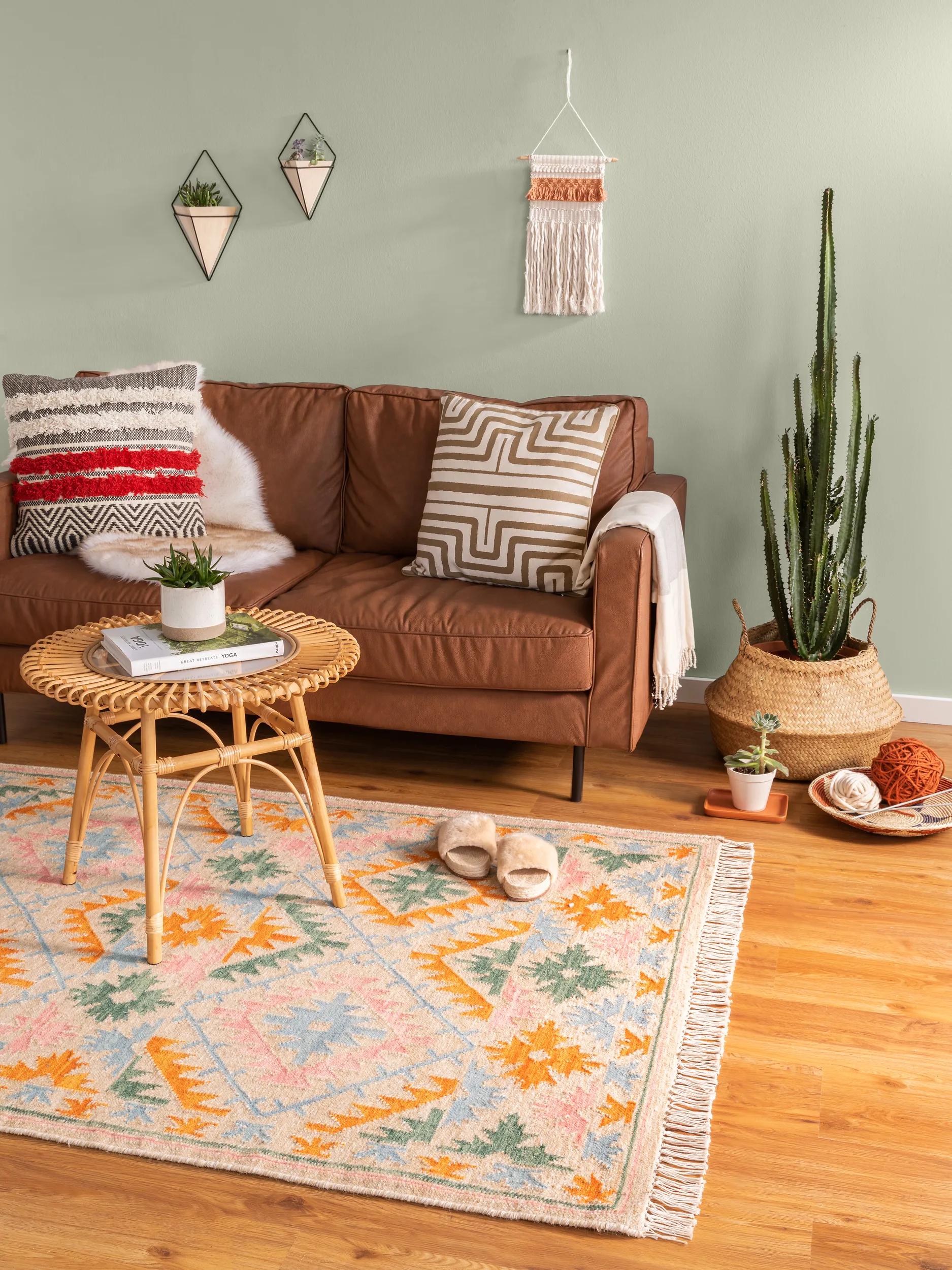 Hand Woven Kilim Zohra Multicolour/Beige