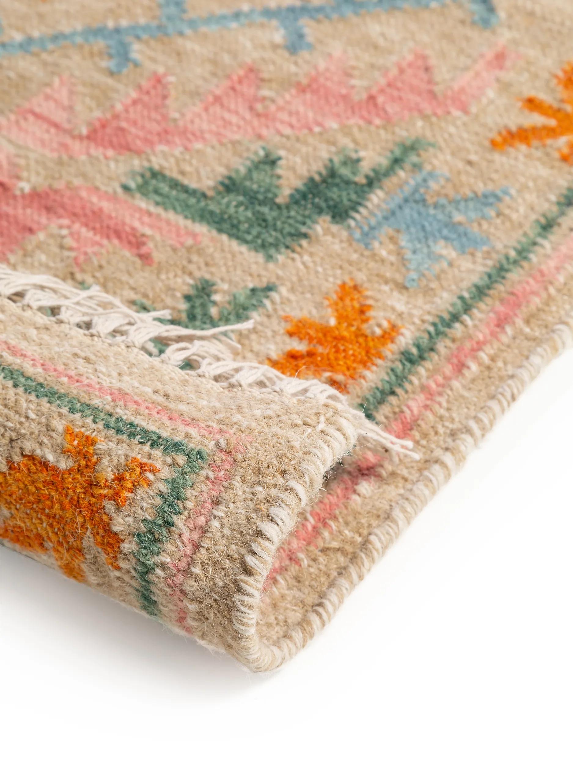 Hand Woven Kilim Zohra Multicolour/Beige