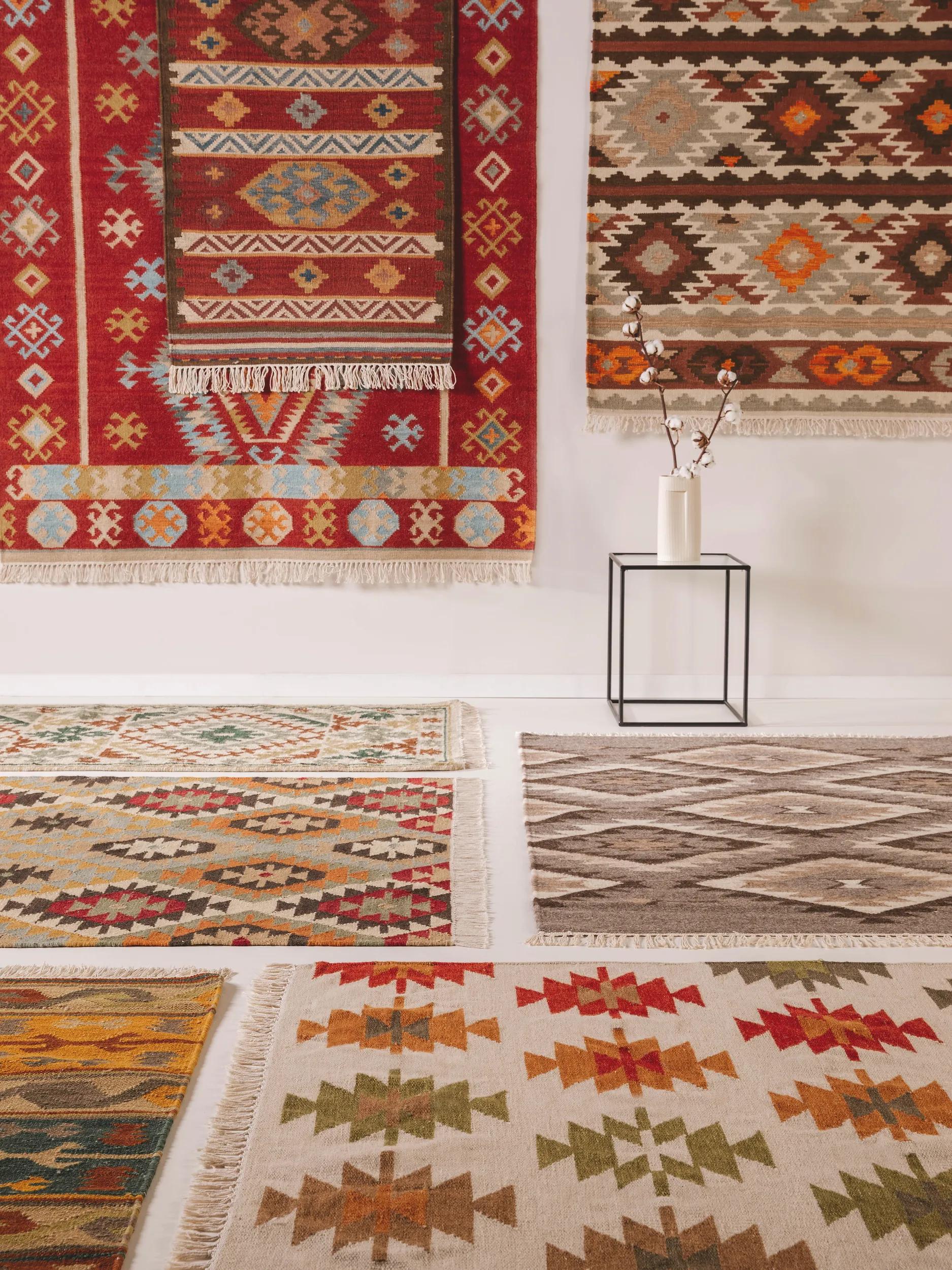 Hand Woven Kilim Zohra Beige