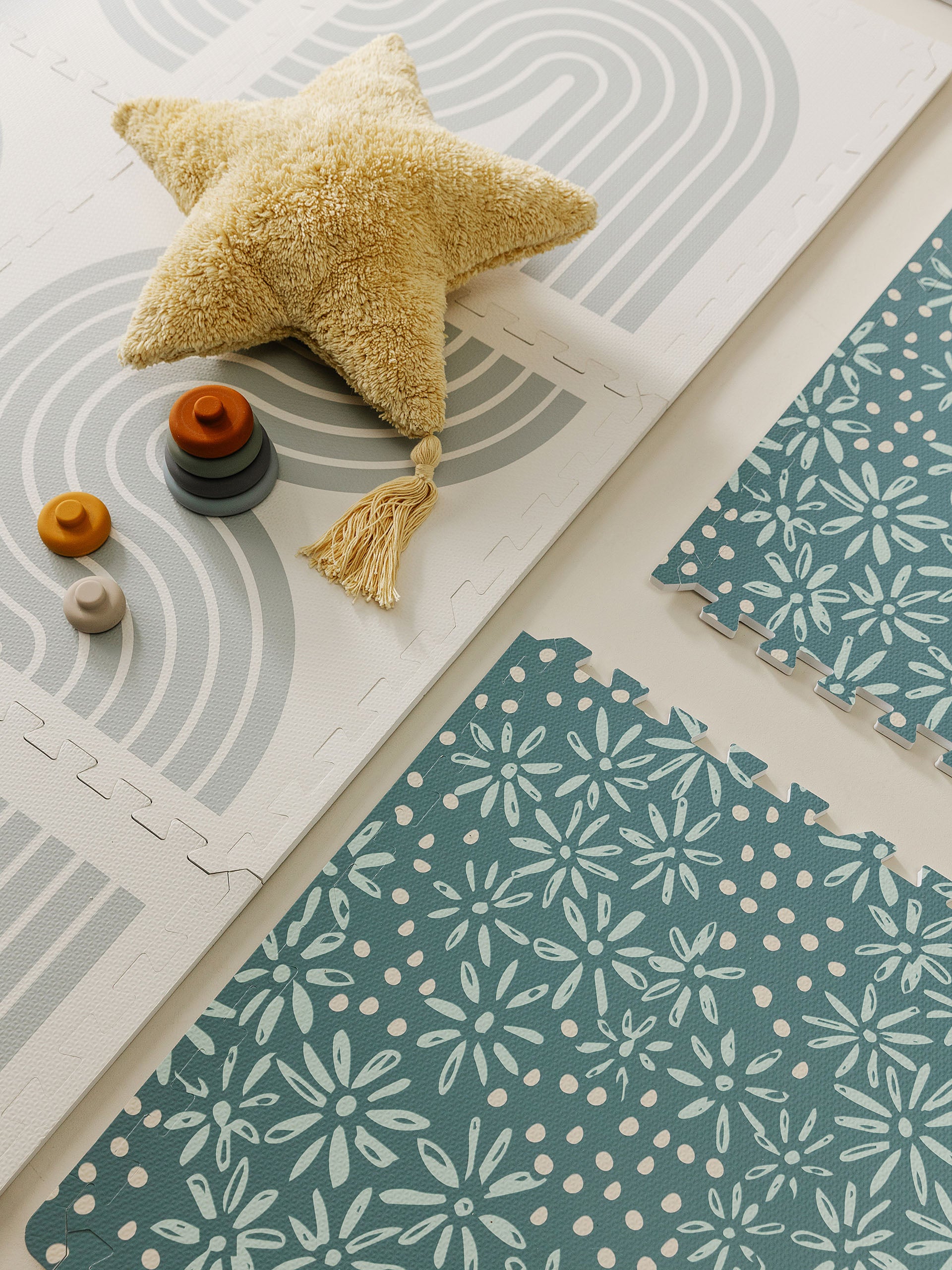 Spielmatte Daisy Blau