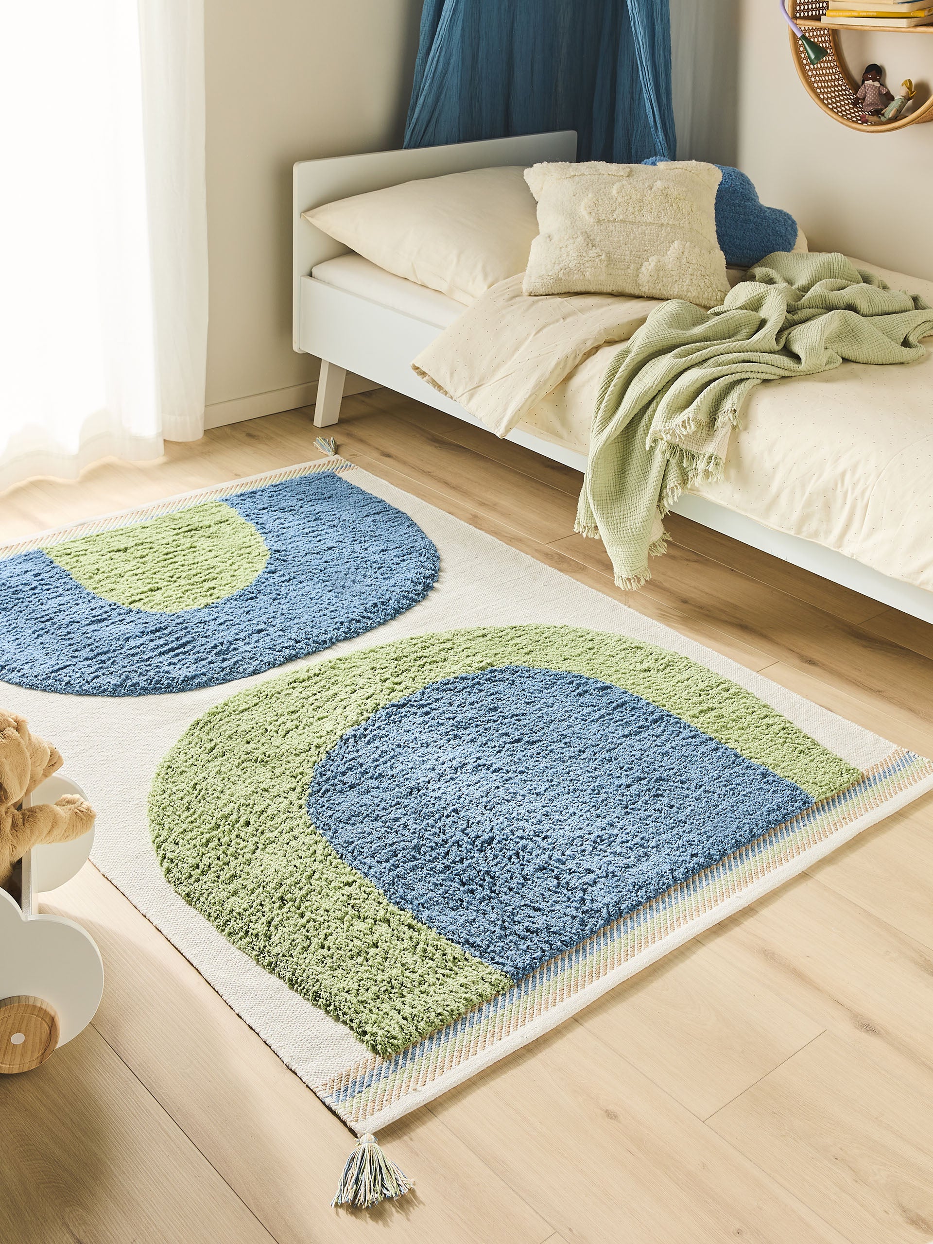 Kids rug Ruby Blue/Green