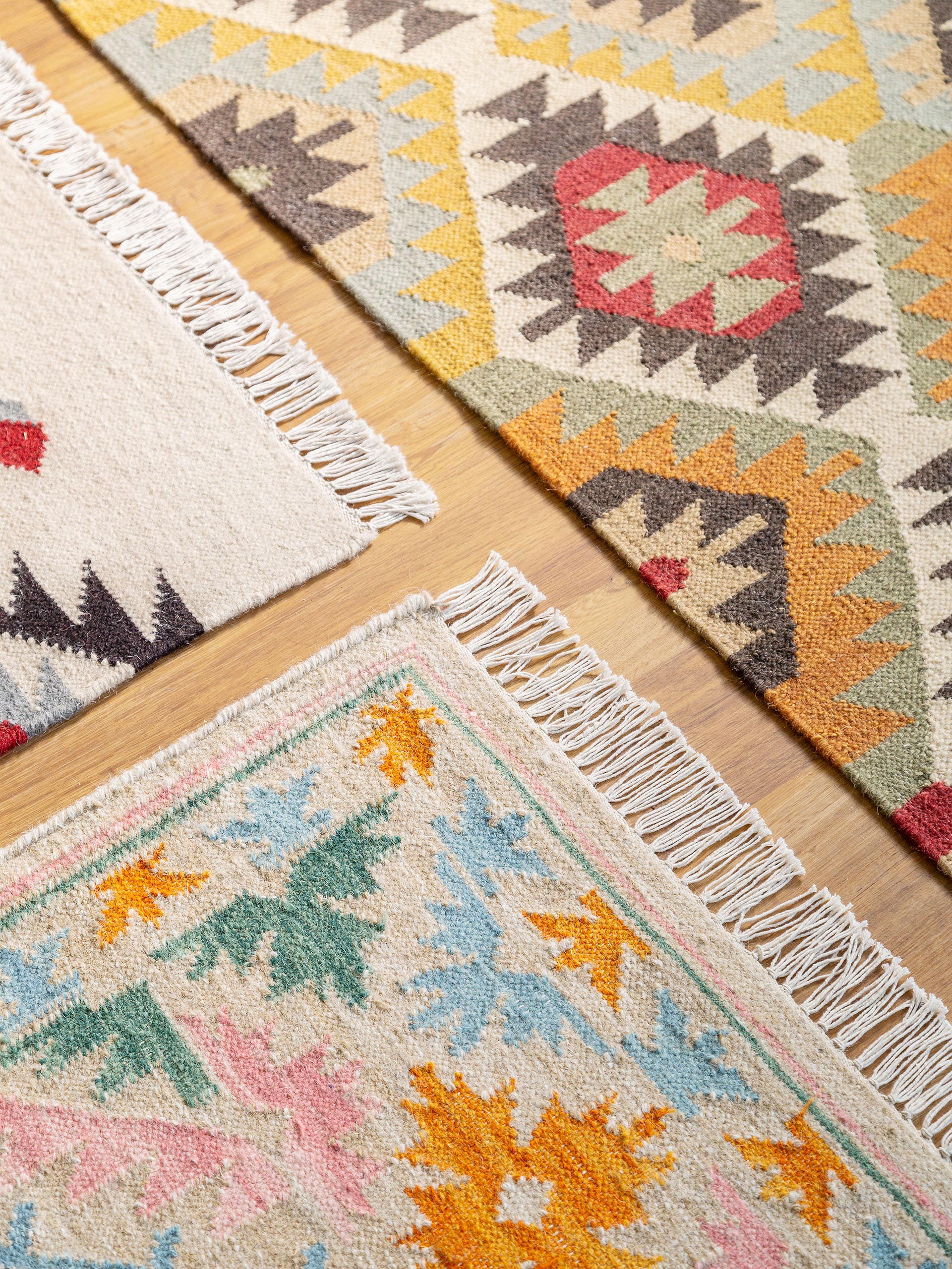 Hand Woven Kilim Zohra Multicolour/Beige