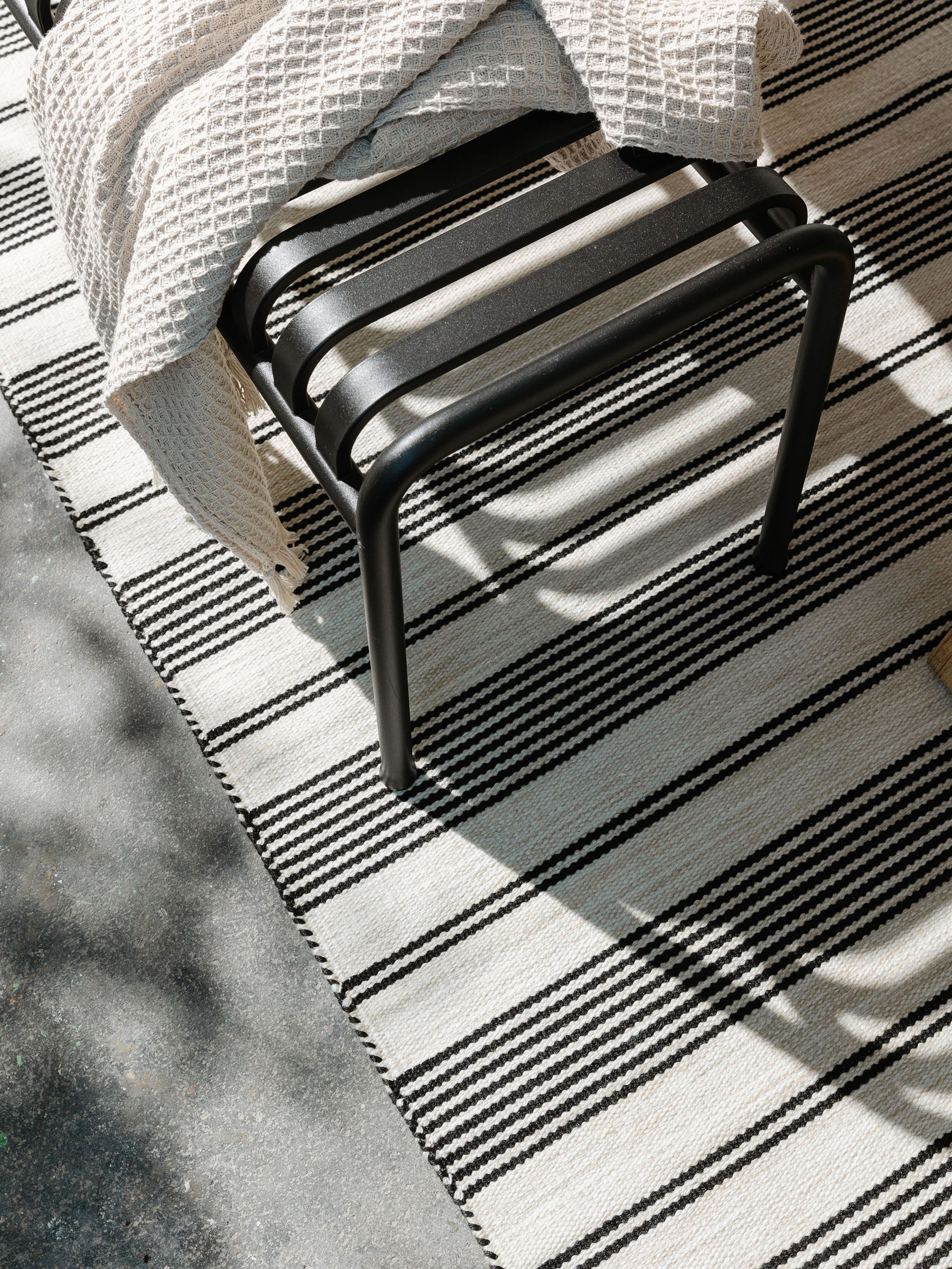 In- & Outdoor Rug Rida Beige/Black