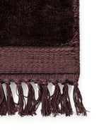 Viscose Rug Pearl Bordeaux