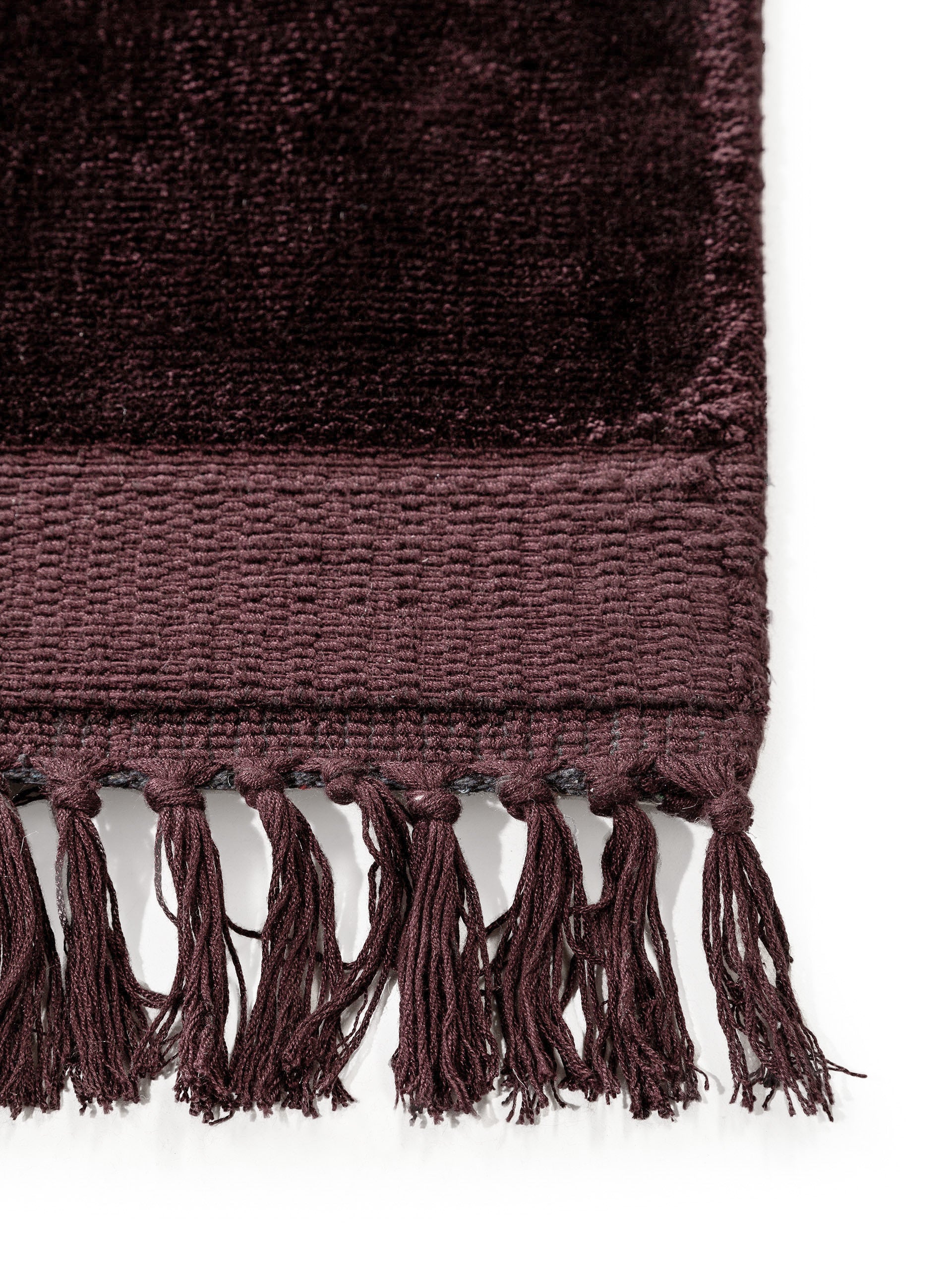 Viscose Rug Pearl Bordeaux