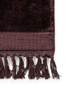 Viscose Rug Pearl Bordeaux