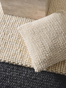 Kissenbezug Perlen Creme