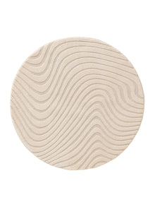 Runder Teppich Eve Creme