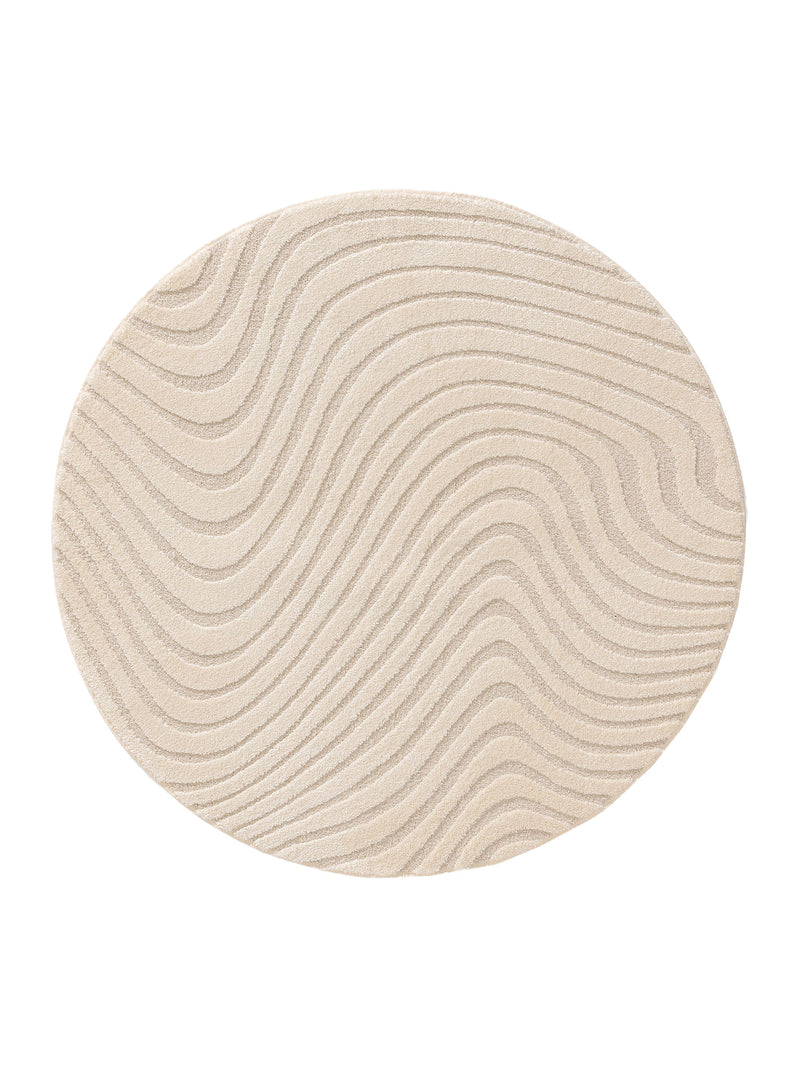 Round Rug Eve Cream