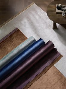 Alfombra de viscosa Rubin crema