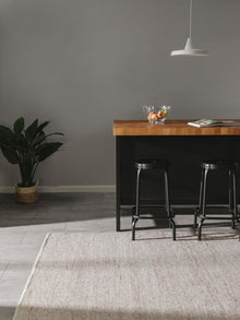 Rug made from recycled material Nyssa Cream/Taupe