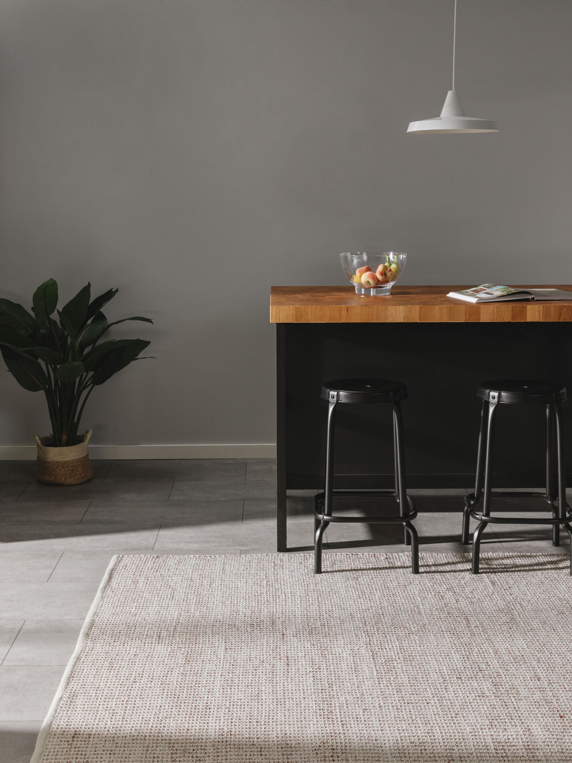 Rug made from recycled material Nyssa Cream/Taupe
