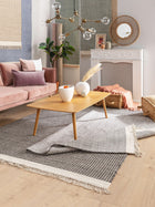 Wool Rug Kim Black/White