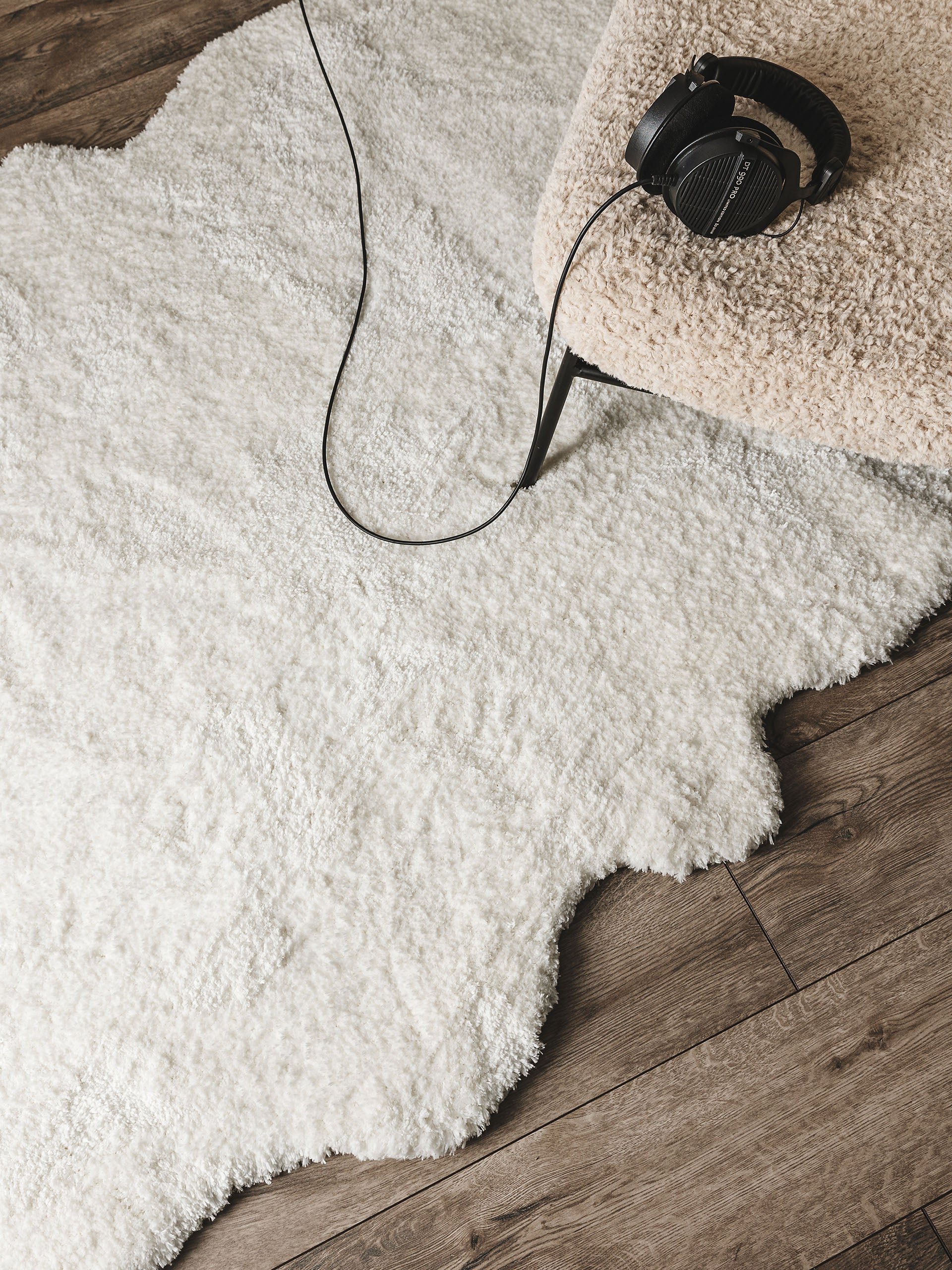 Shaggy rug Cloudy Cream