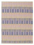 Cotton blanket Nico Multicolour/Purple