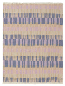 Cotton blanket Nico Multicolour/Purple