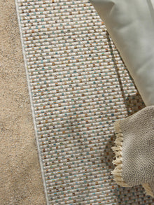 In- & Outdoor Runner Agra Cream/Blue